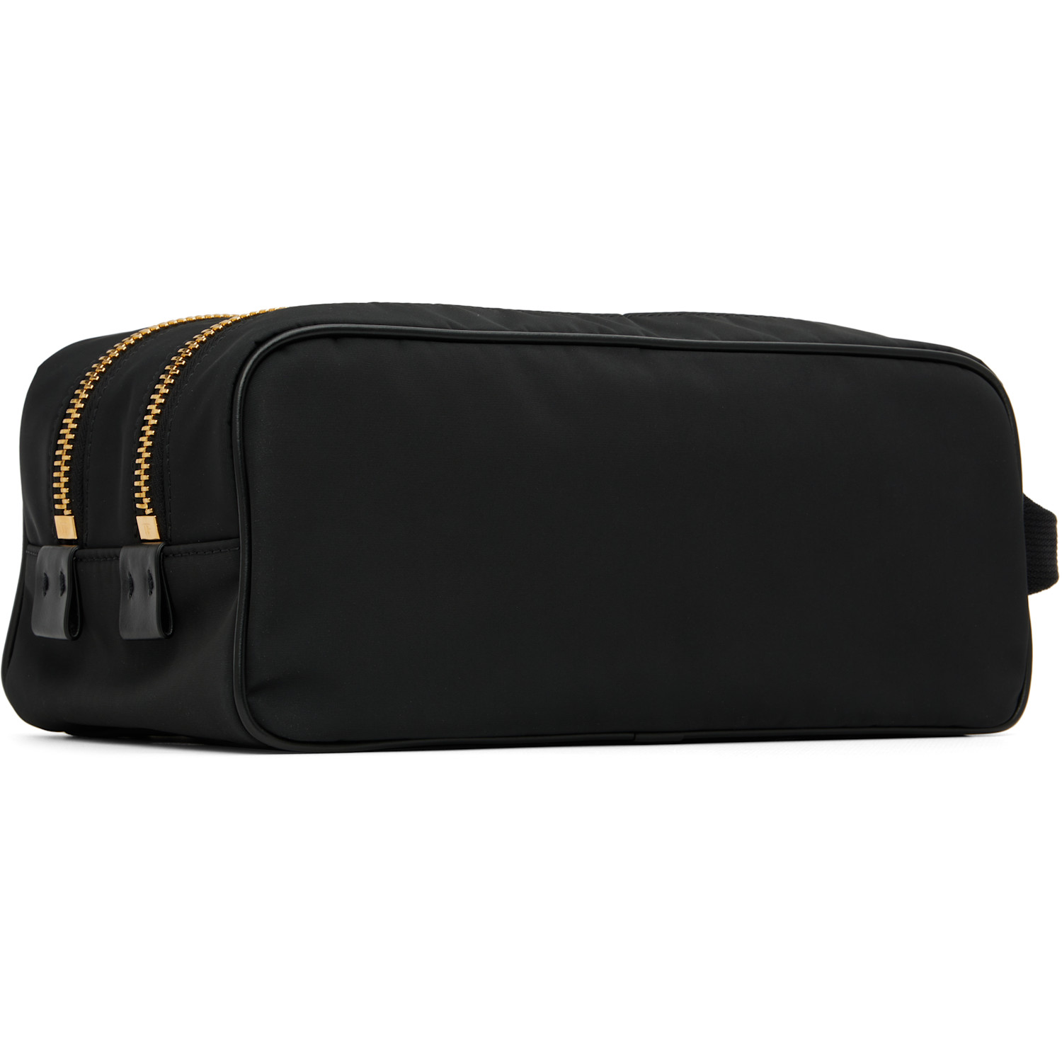  Tom Ford Black Canvas Double Zip Toiletry Bag 