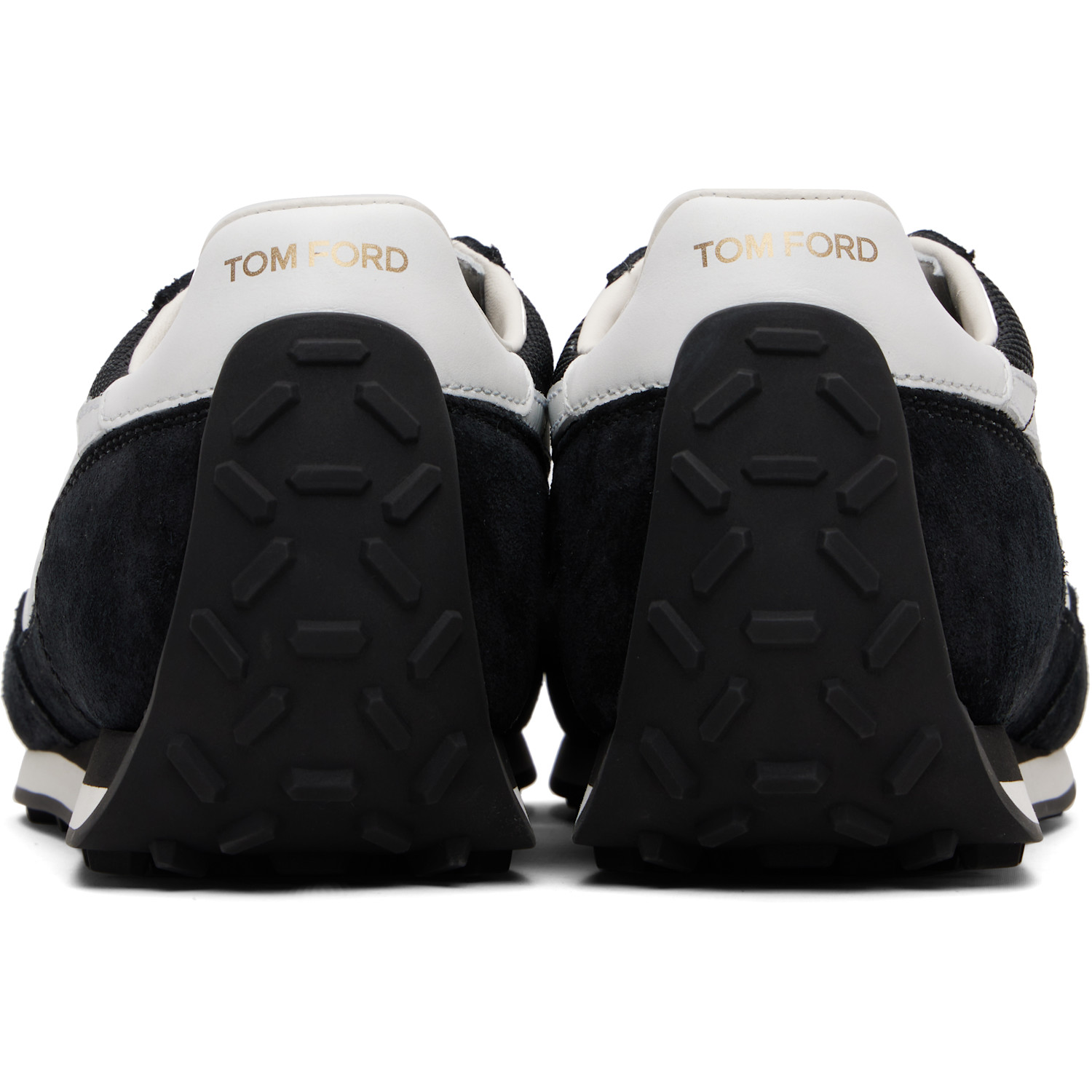  Tom Ford Black Suede Mick Sneakers 