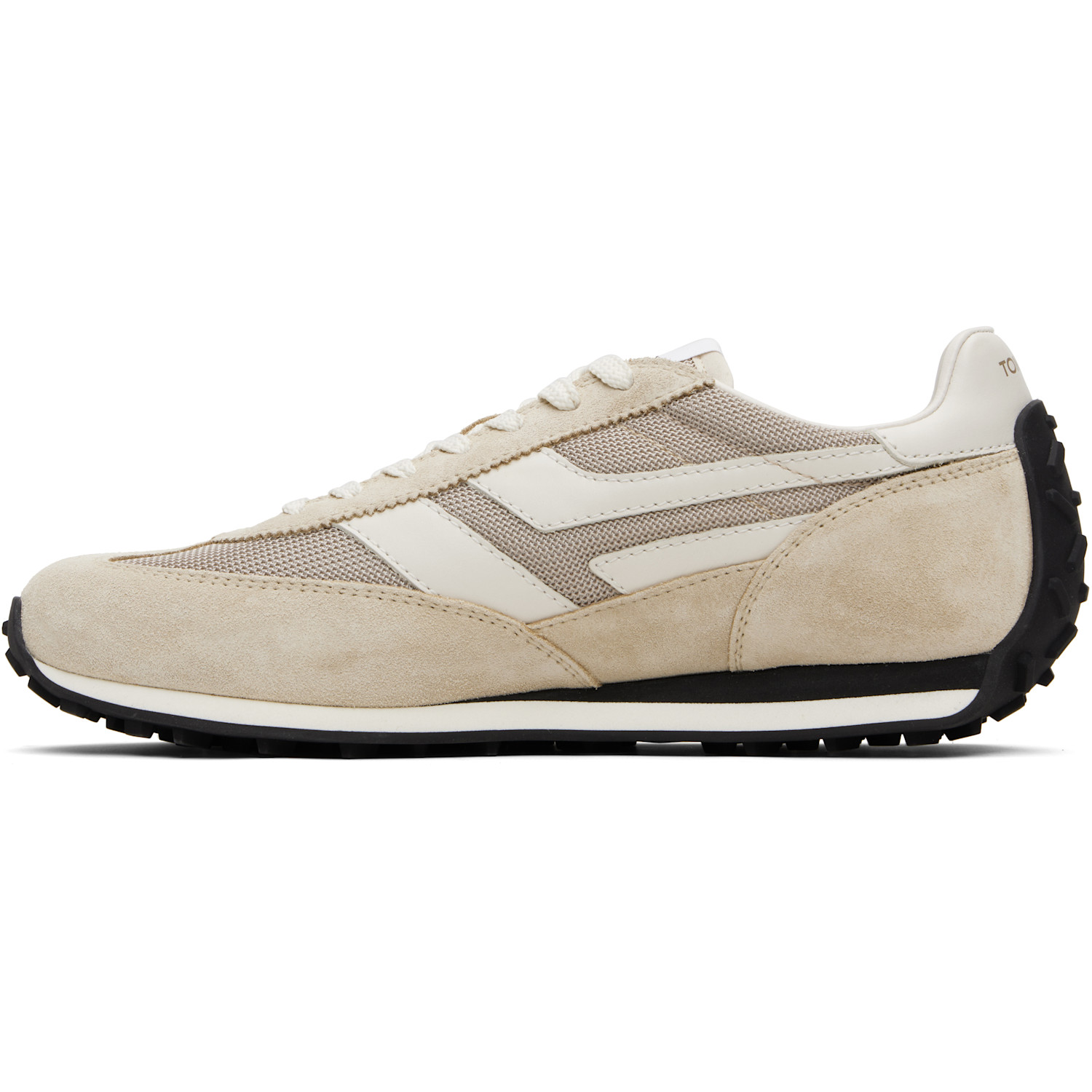  Tom Ford Beige Suede Mick Sneakers 