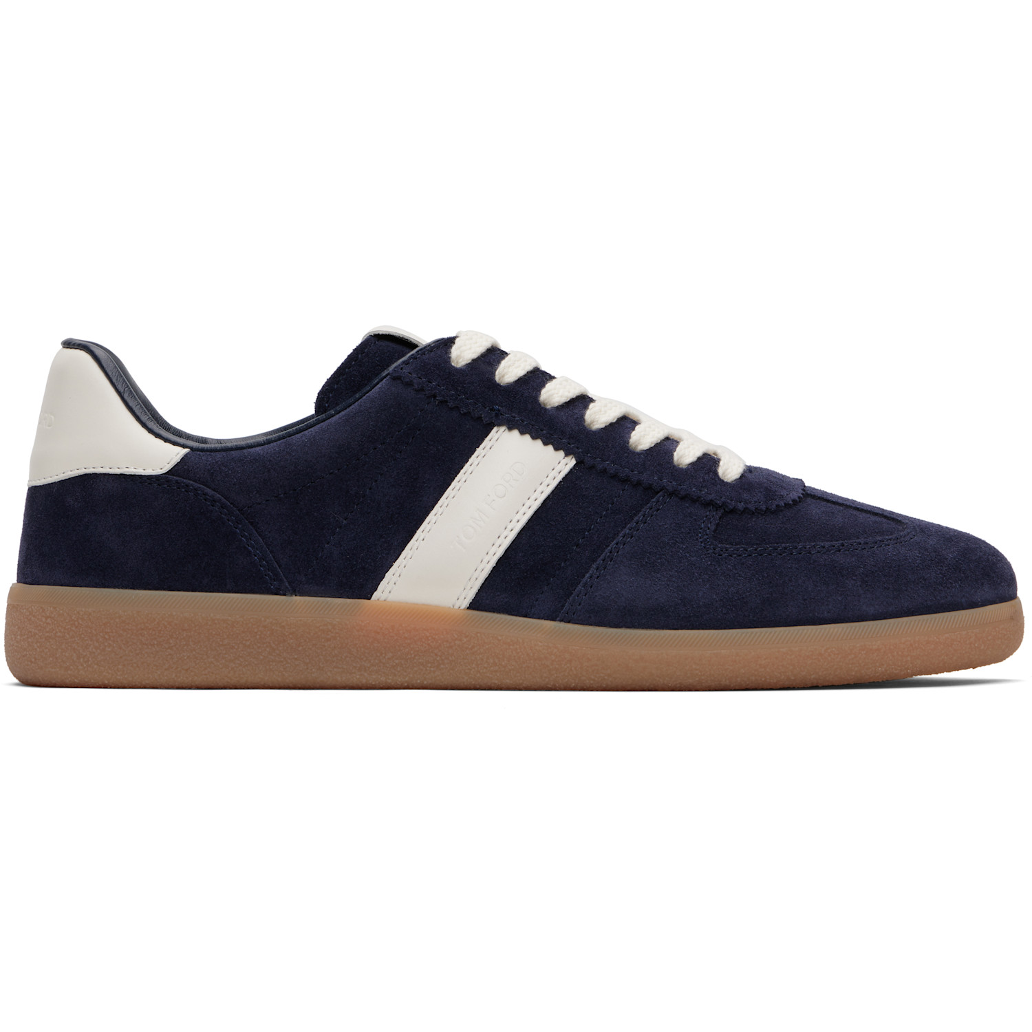 TOM FORD Navy Suede Archer Sneakers