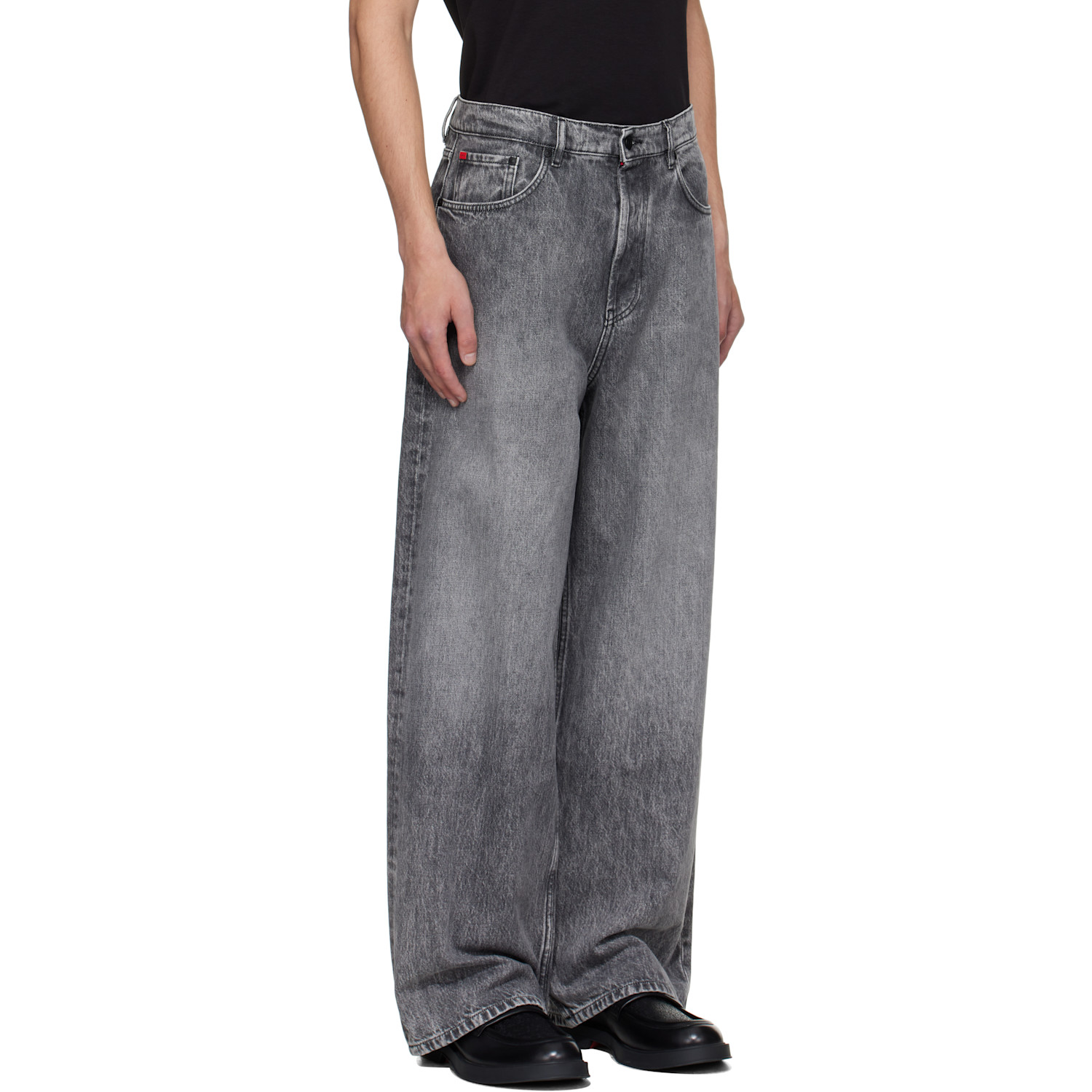  Hugo Gray Faded Jeans 