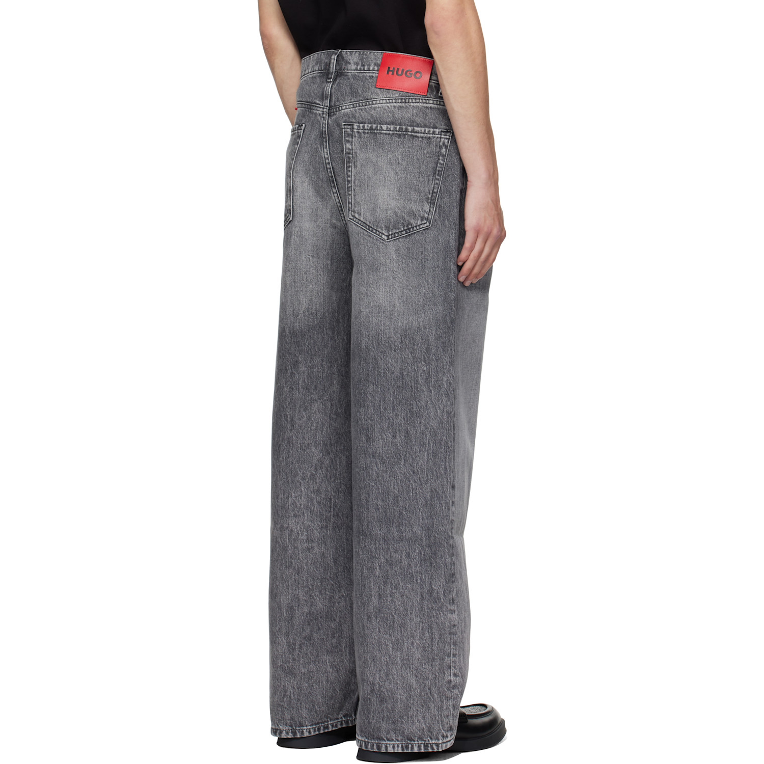  Hugo Gray Faded Jeans 
