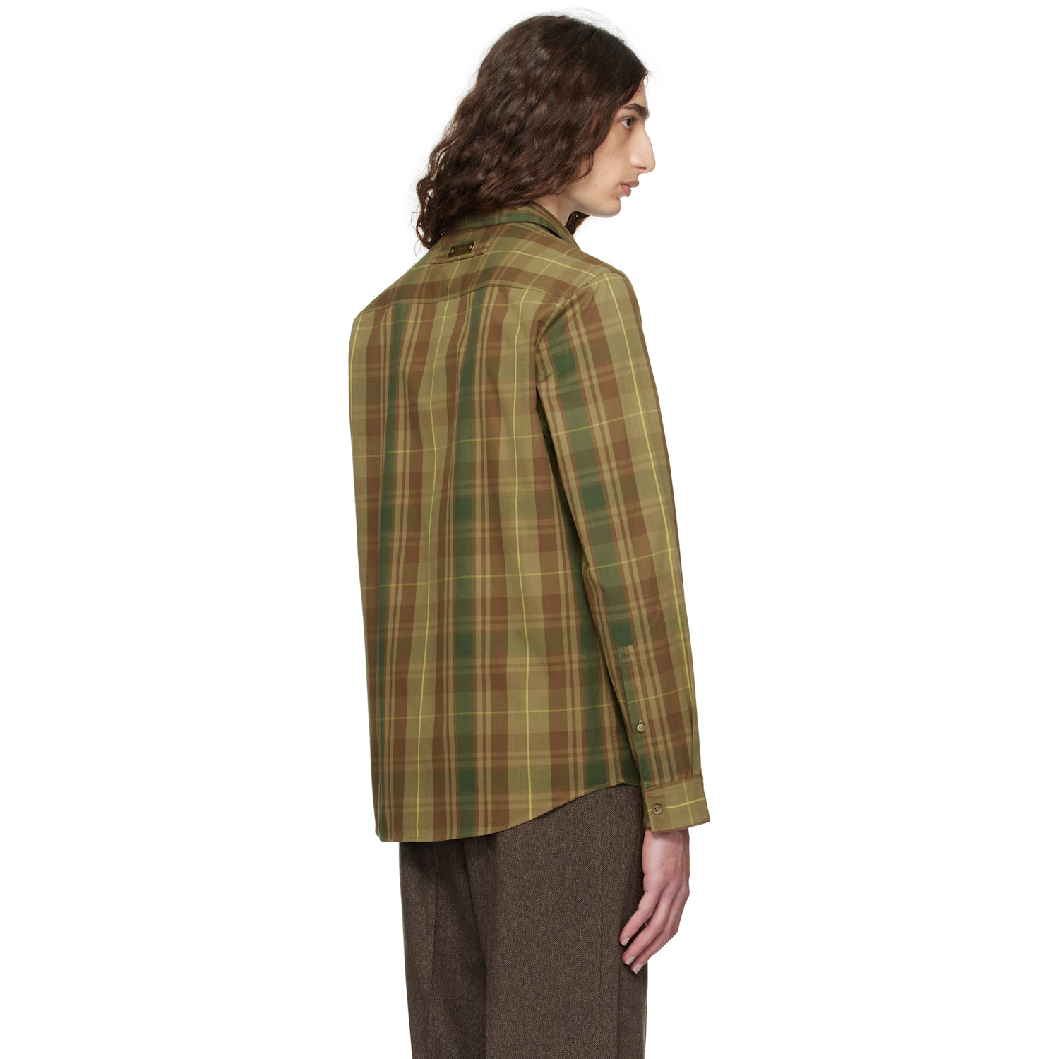  Hugo Green Check Shirt 