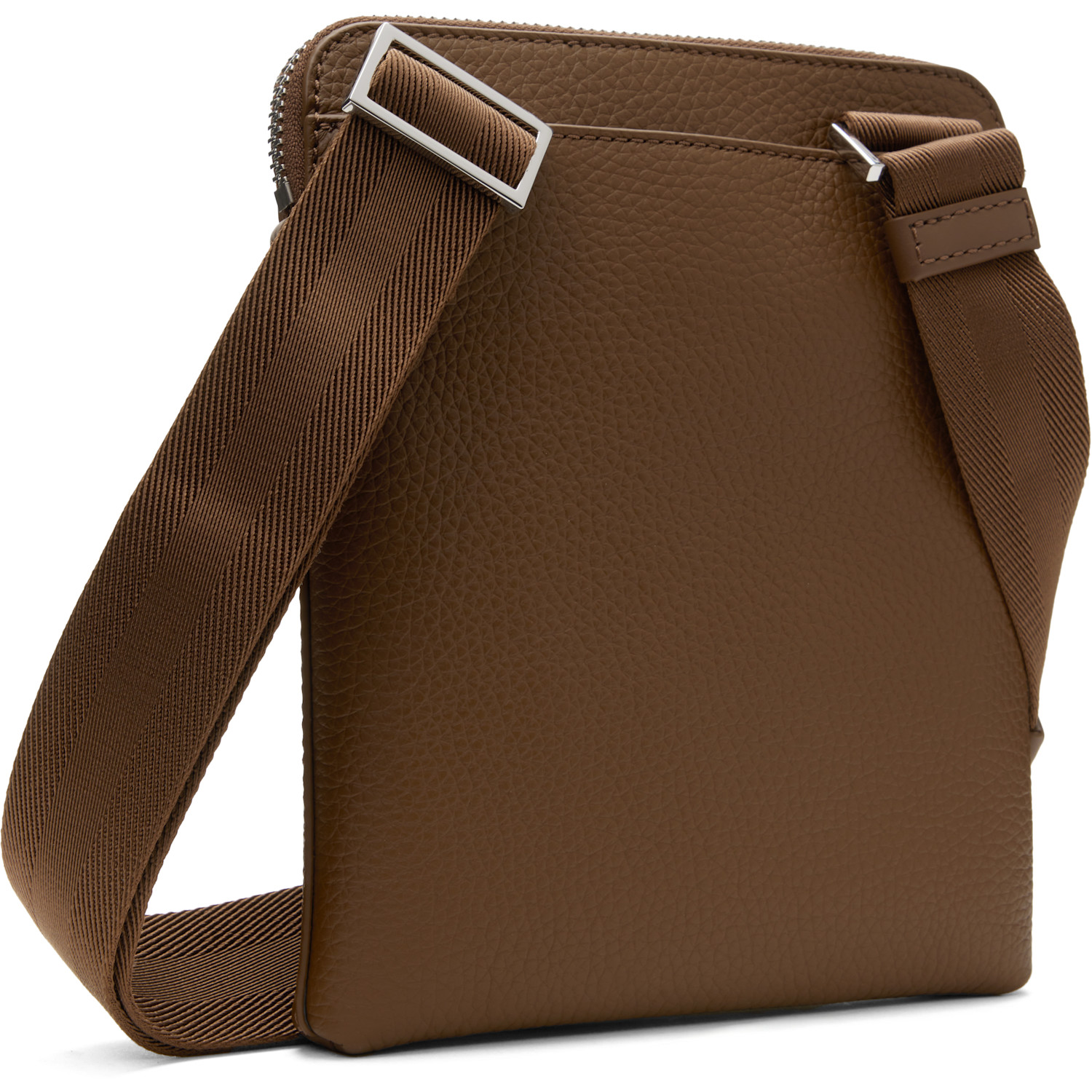  Boss Brown Envelope Embossed Logo Bag 