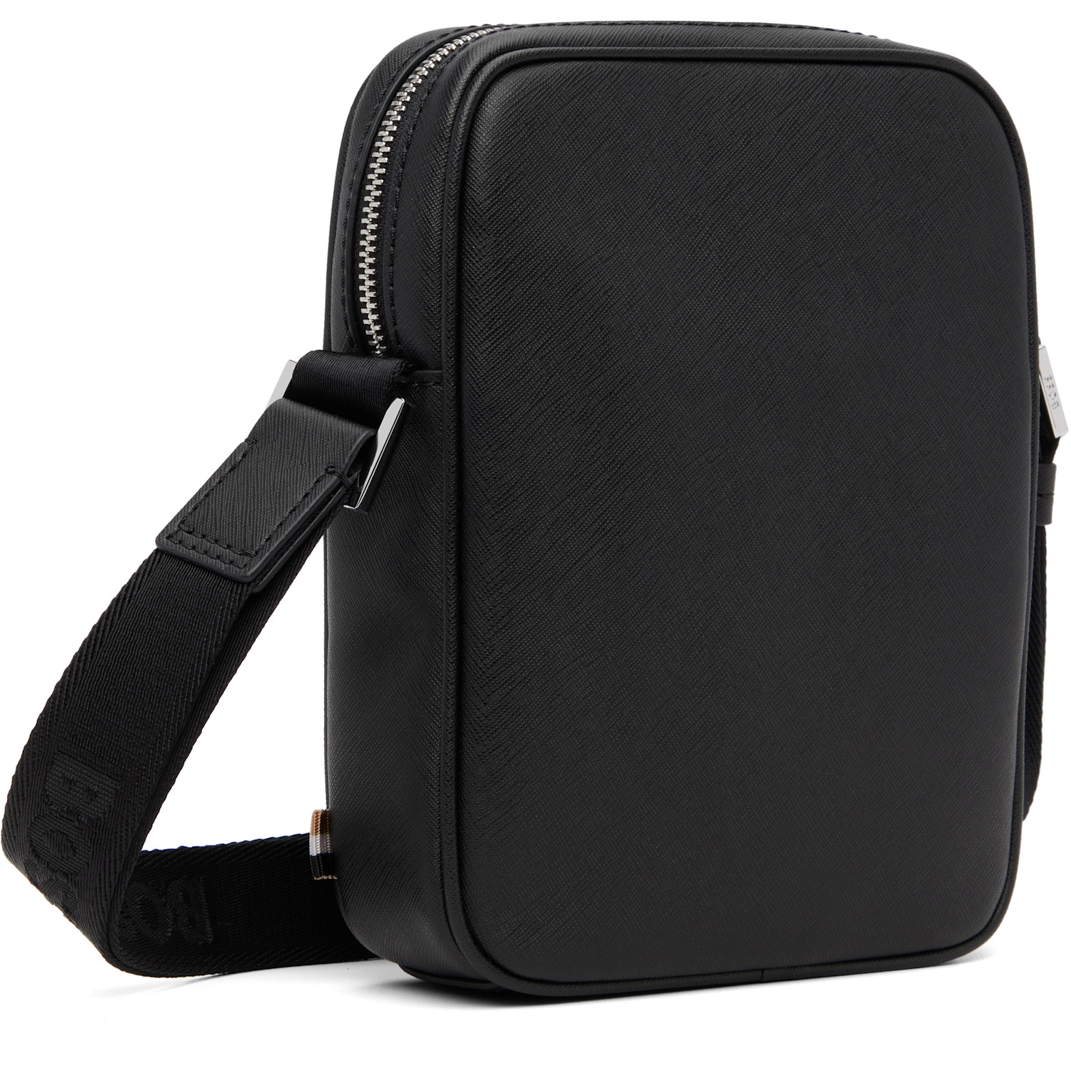  Boss Black Signature Stripe Logo Detail Reporter Bag 