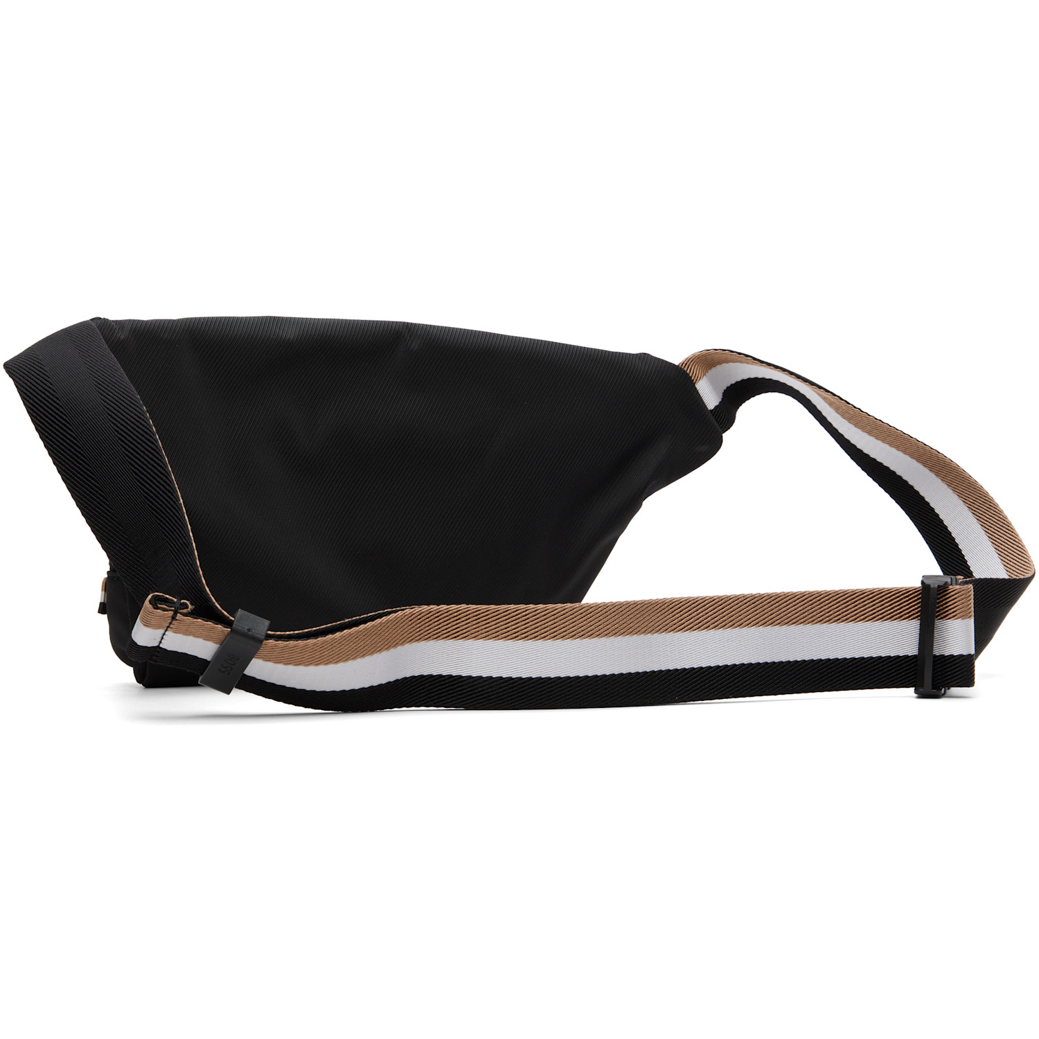  Boss Black Contrast Logo Structured Belt Bag 