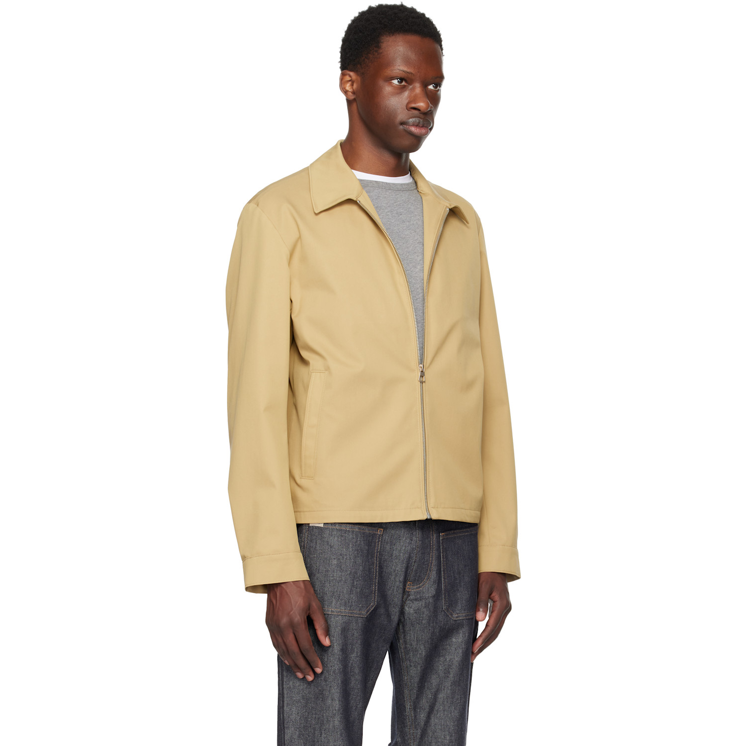  Boss Beige Beckham Edition Zipped Jacket 