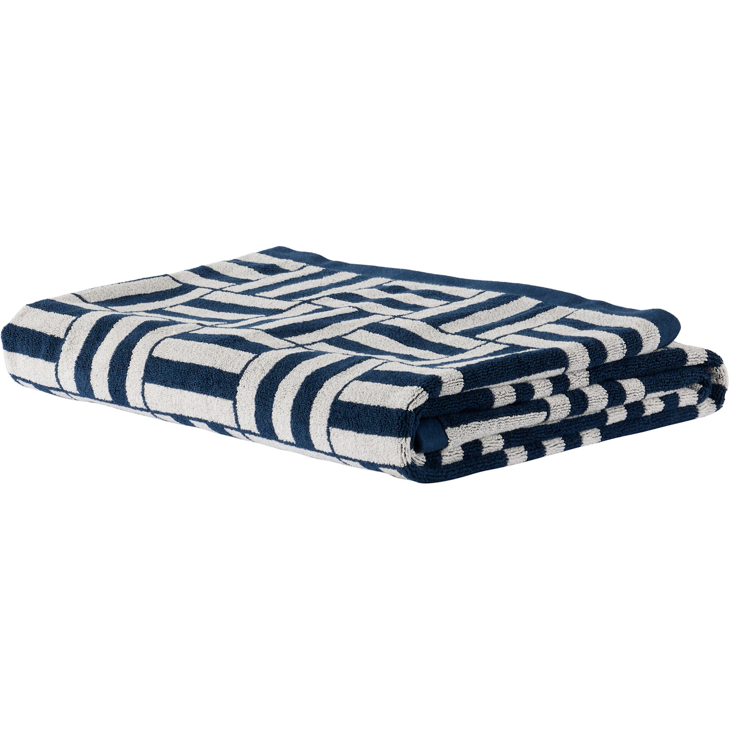 Baina Navy & Gray Willis Pool Towel 