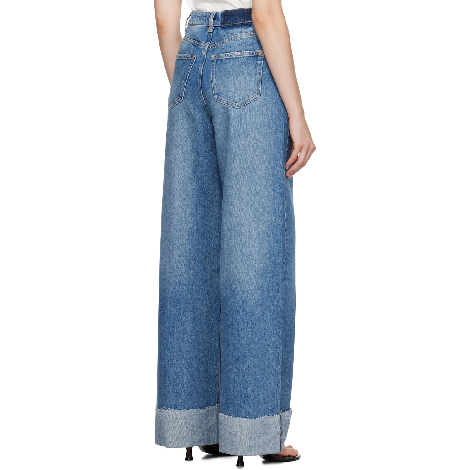  Ksubi Blue Strider Tidal Cuffed Jeans 