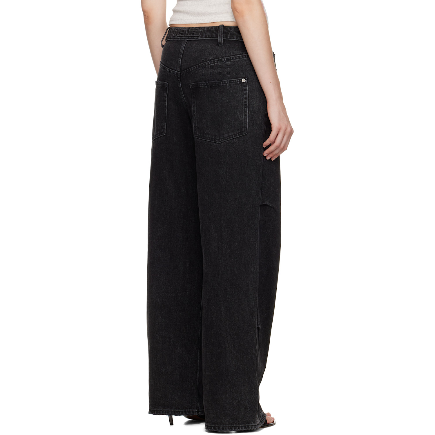  Ksubi Black Ksuper Flip Jeans 