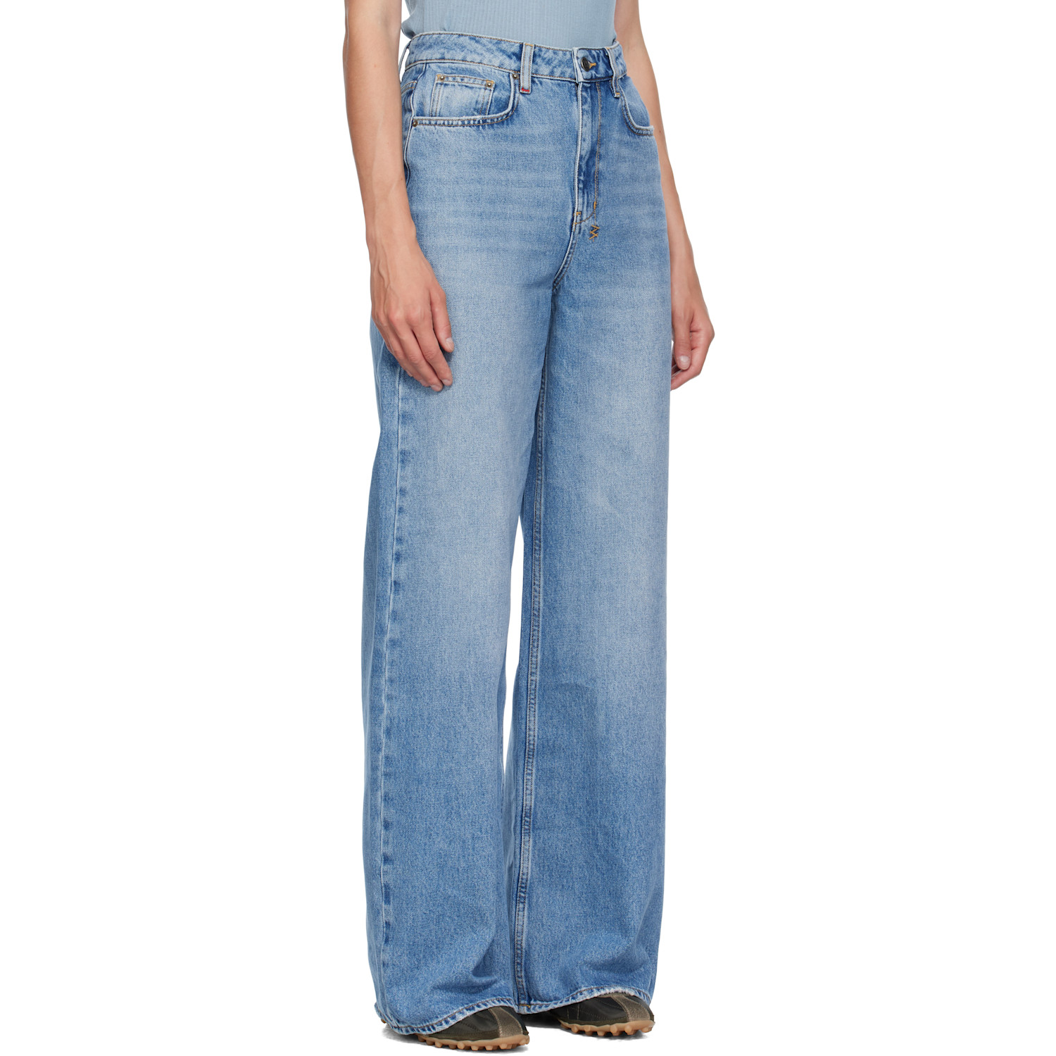  Ksubi Blue Baggy Strider Horizon Jeans 
