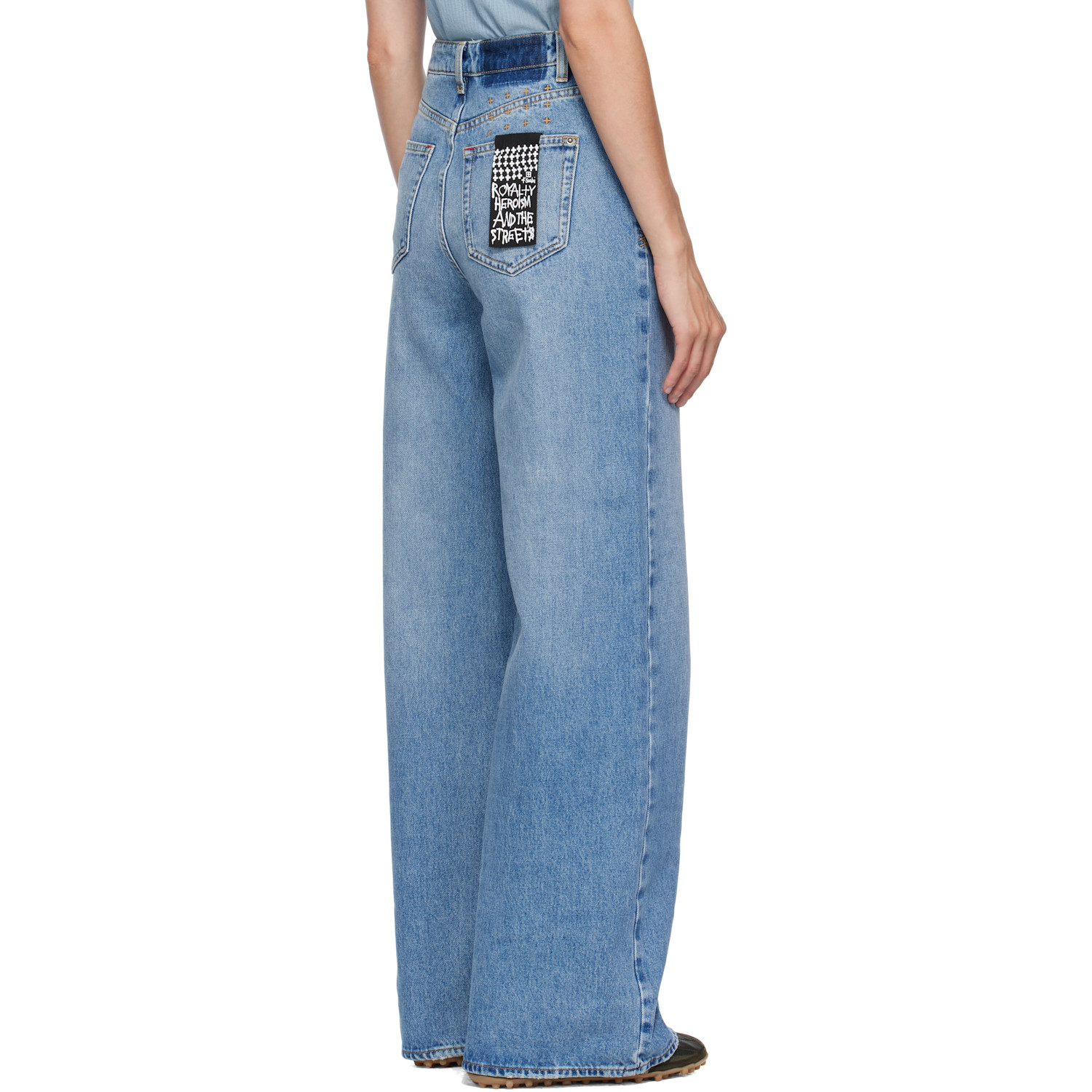  Ksubi Blue Baggy Strider Horizon Jeans 