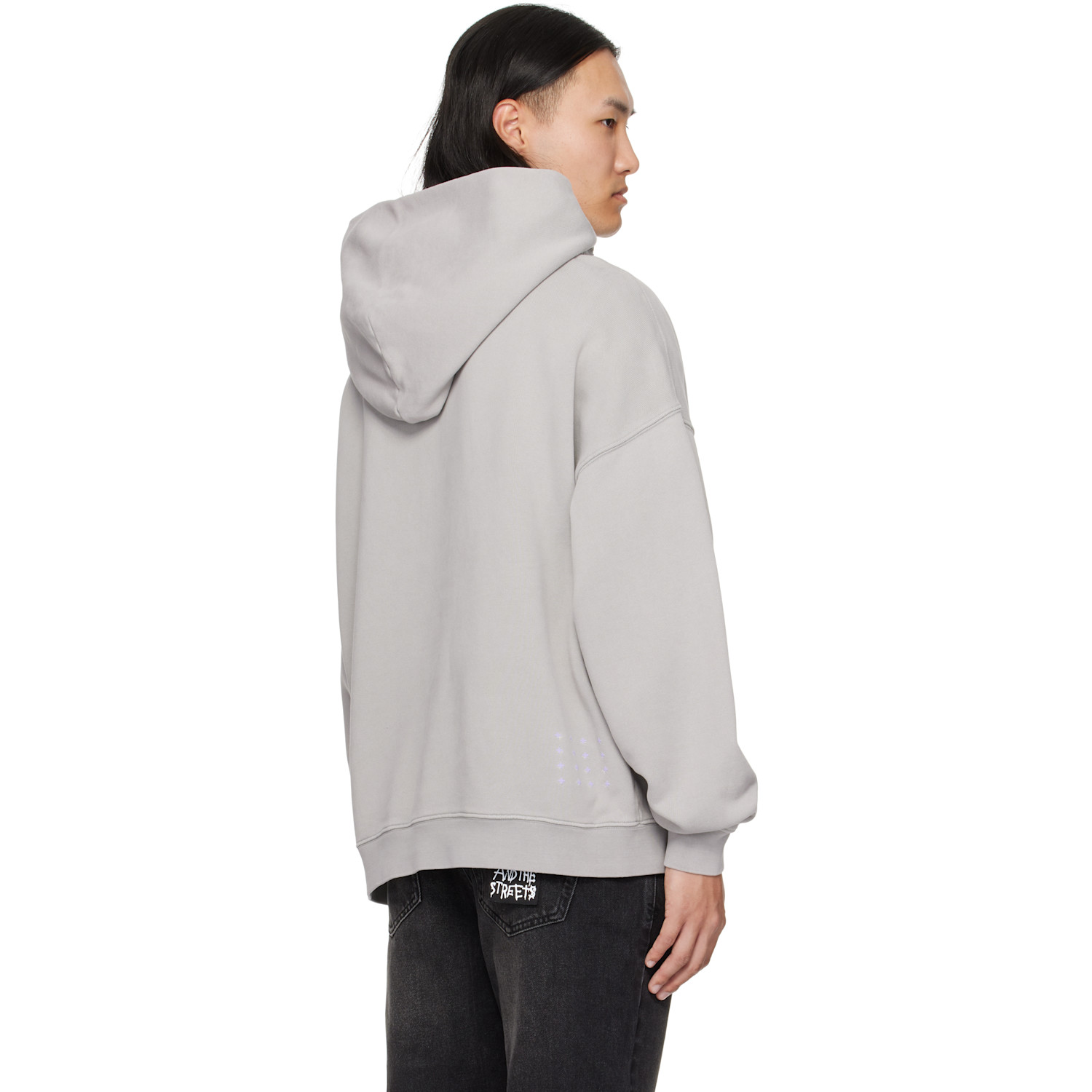  Ksubi Gray Blasted Hoodie 