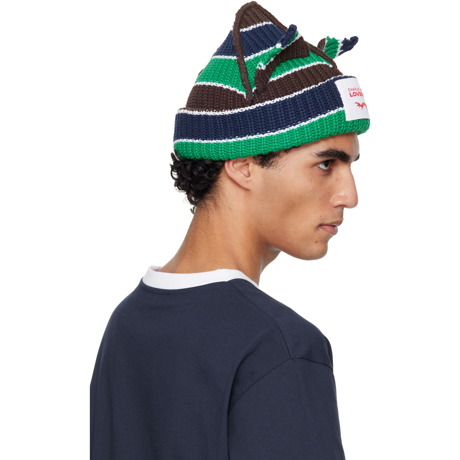  Charles Jeffrey Loverboy Multicolor Chunky Ears Beanie 