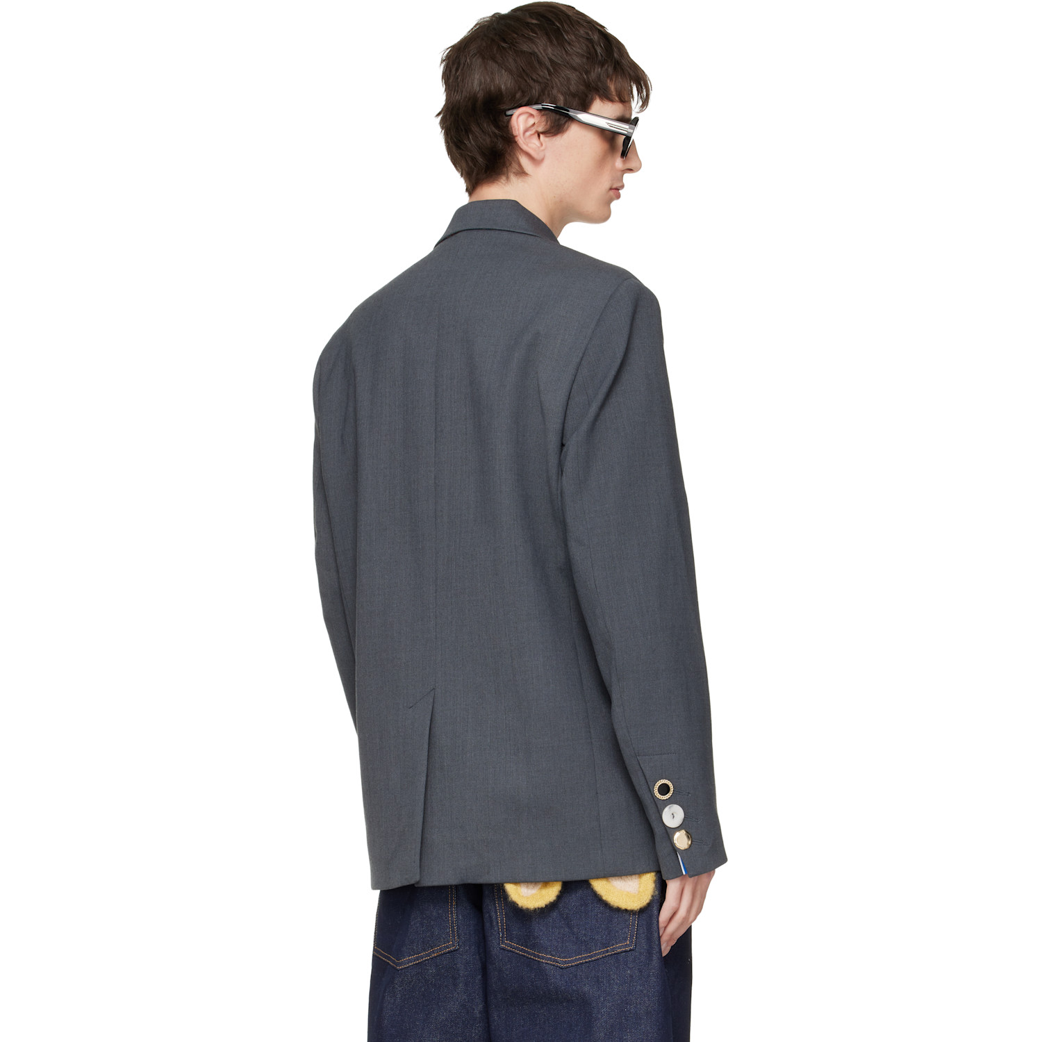  Charles Jeffrey Loverboy Gray Edinburgh Blazer 