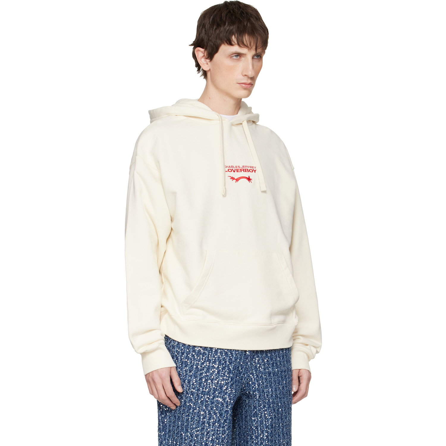  Charles Jeffrey Loverboy Off-white Logo Hoodie 