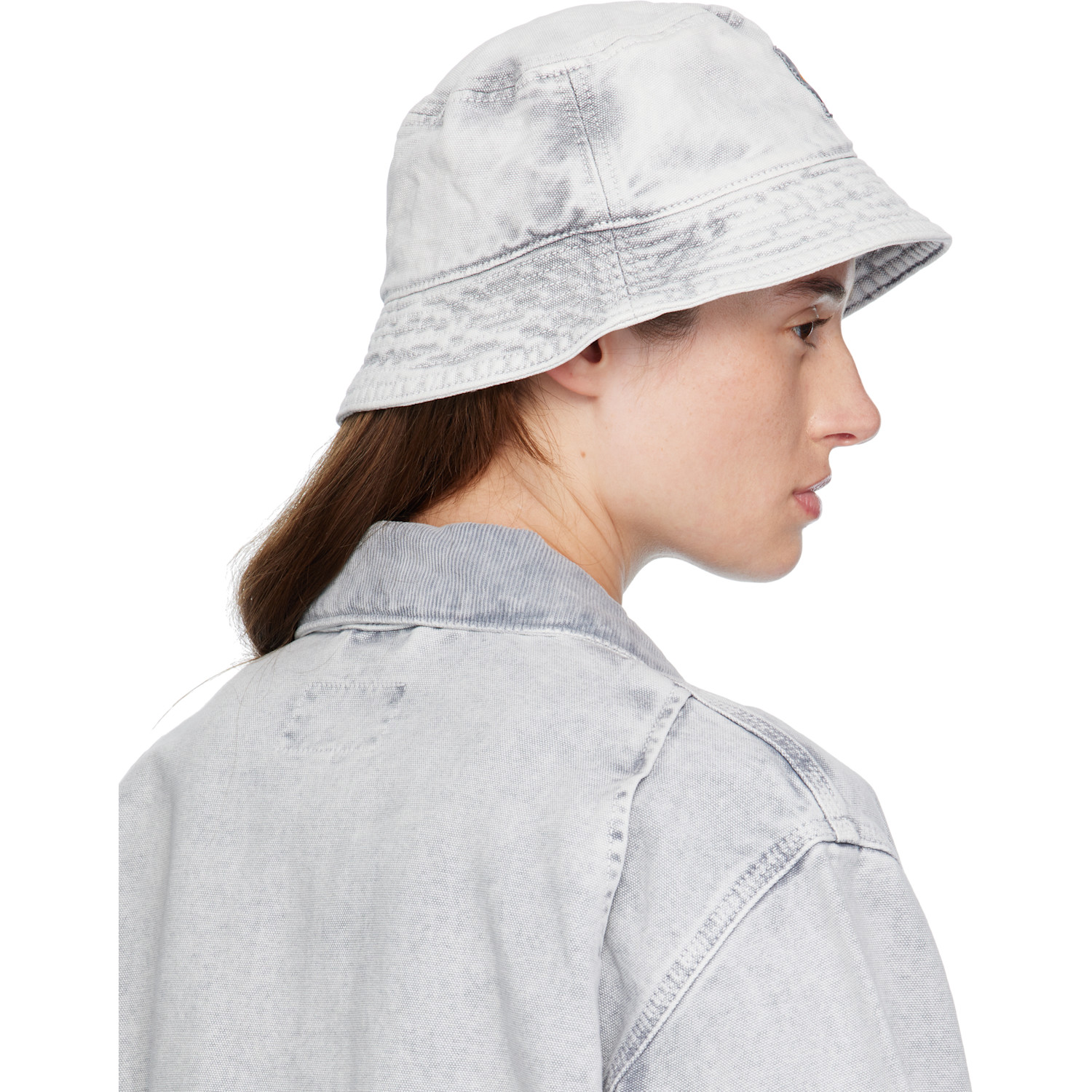  Carhartt Work In Progress Gray Bane Bucket Hat 