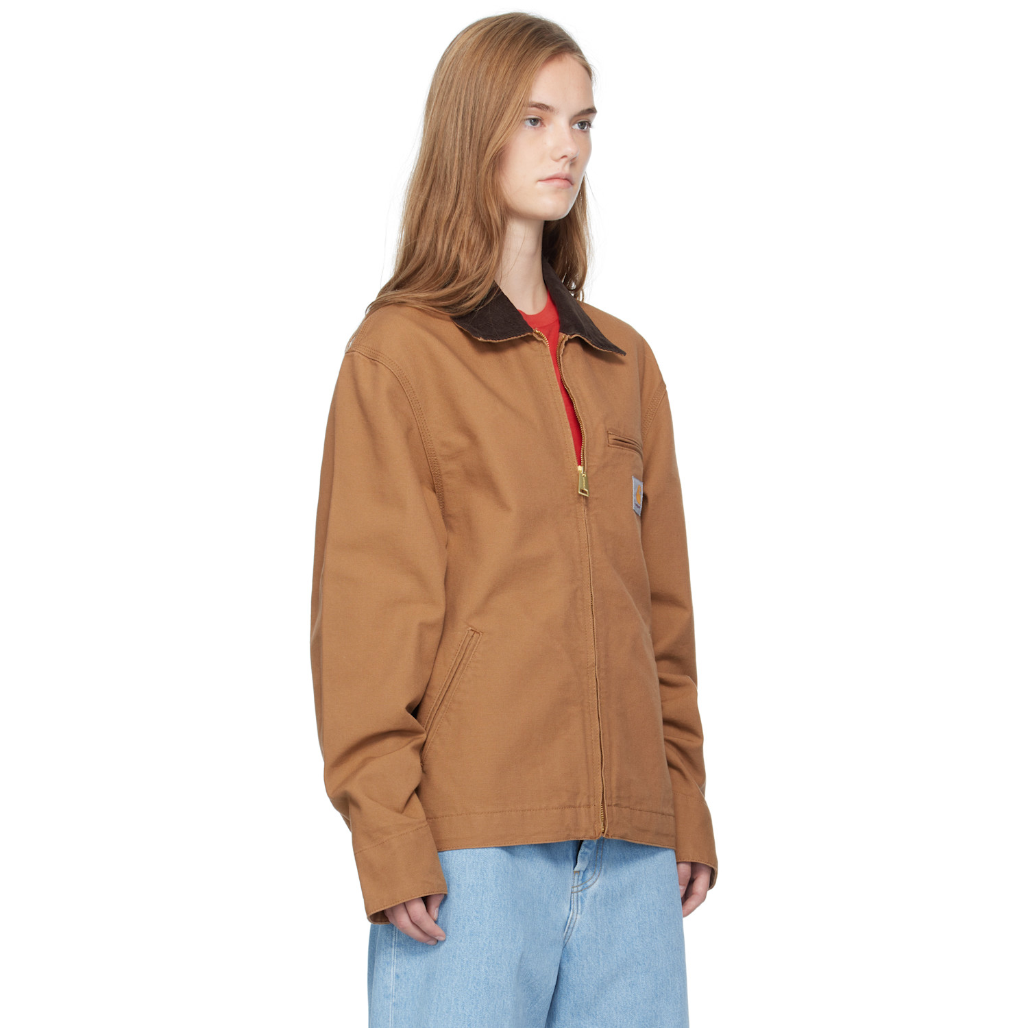  Carhartt Work In Progress Brown Detroit Jacket 