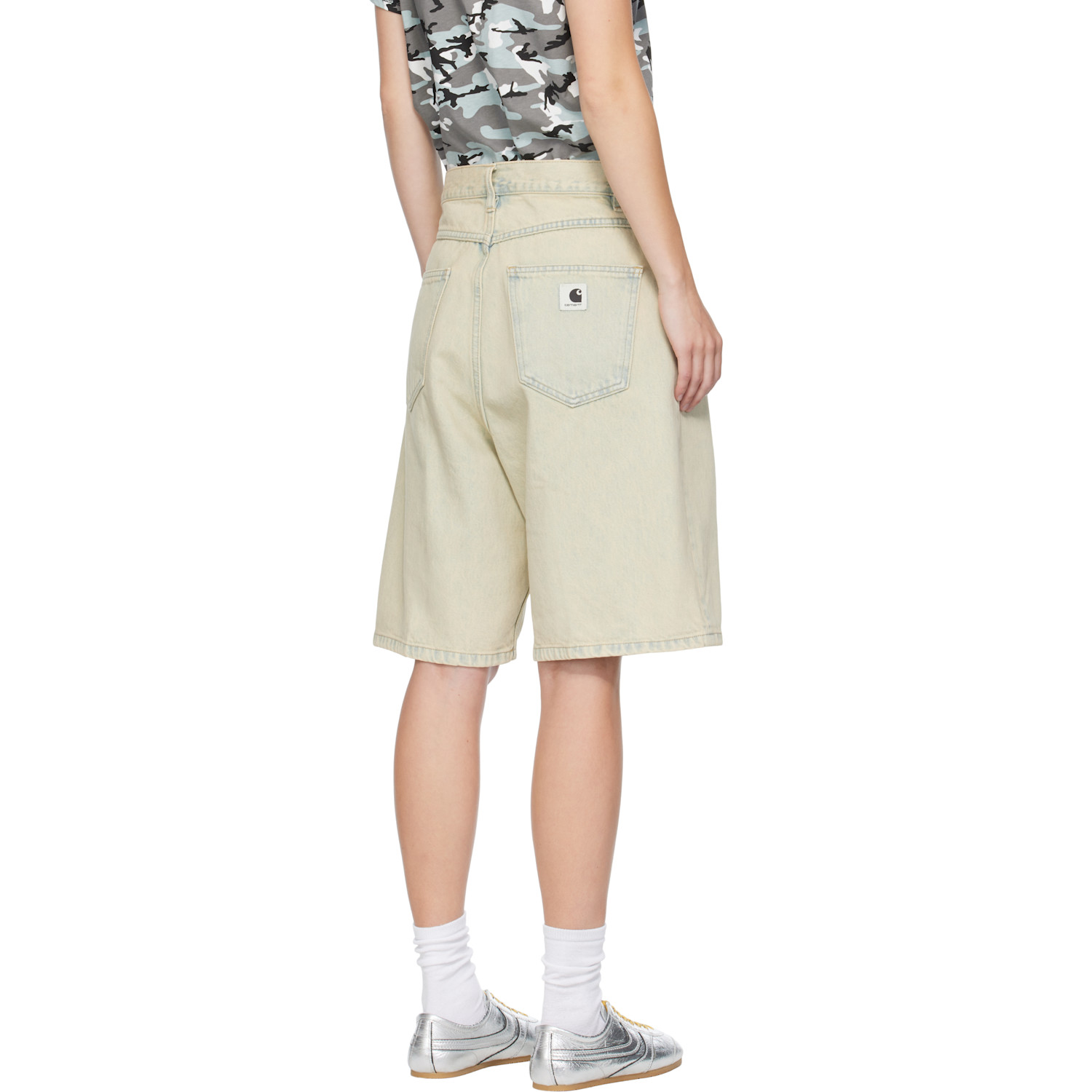  Carhartt Work In Progress Beige Brandon Denim Shorts 