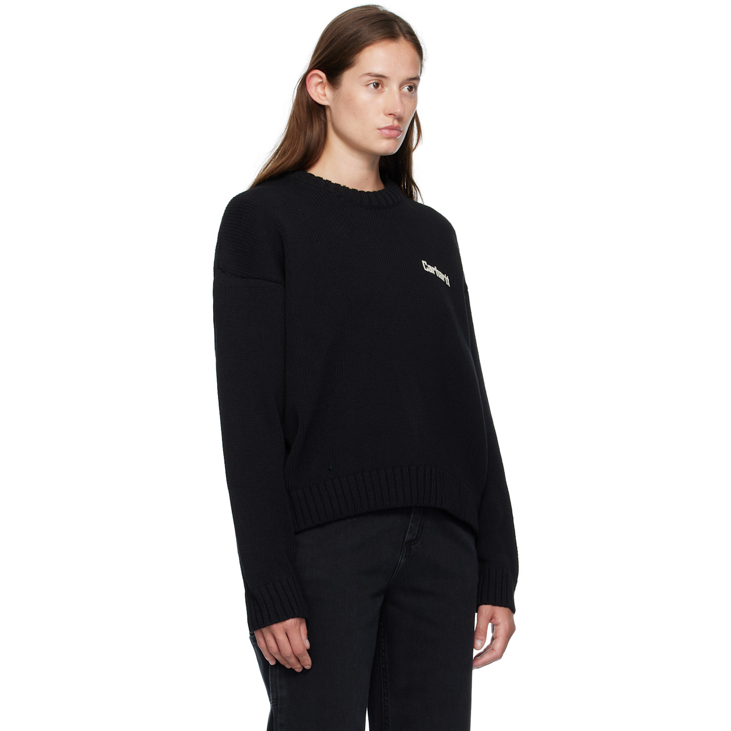  Carhartt Work In Progress Black 'growth' Sweater 