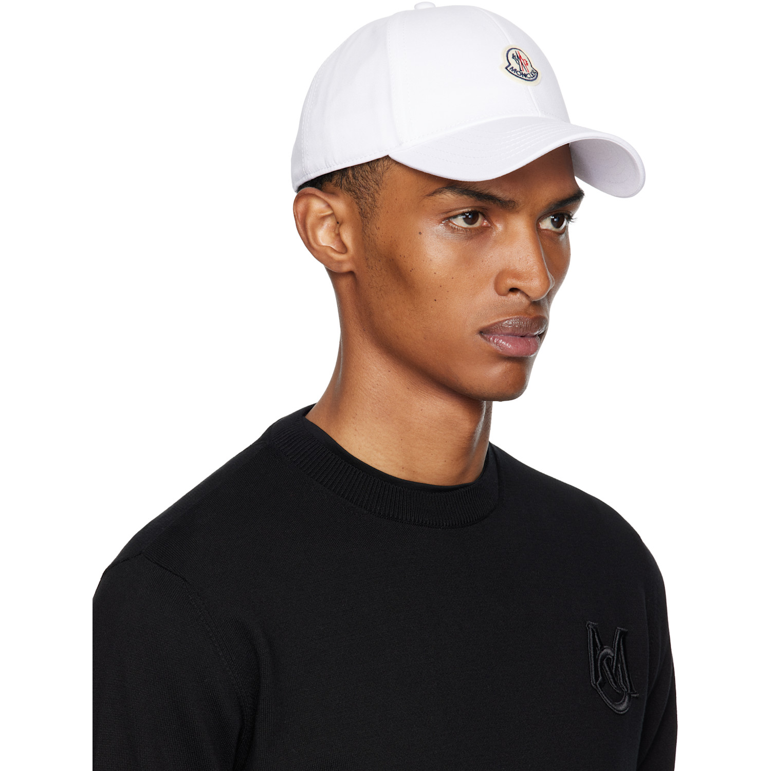  Moncler White Archivio Baseball Cap 