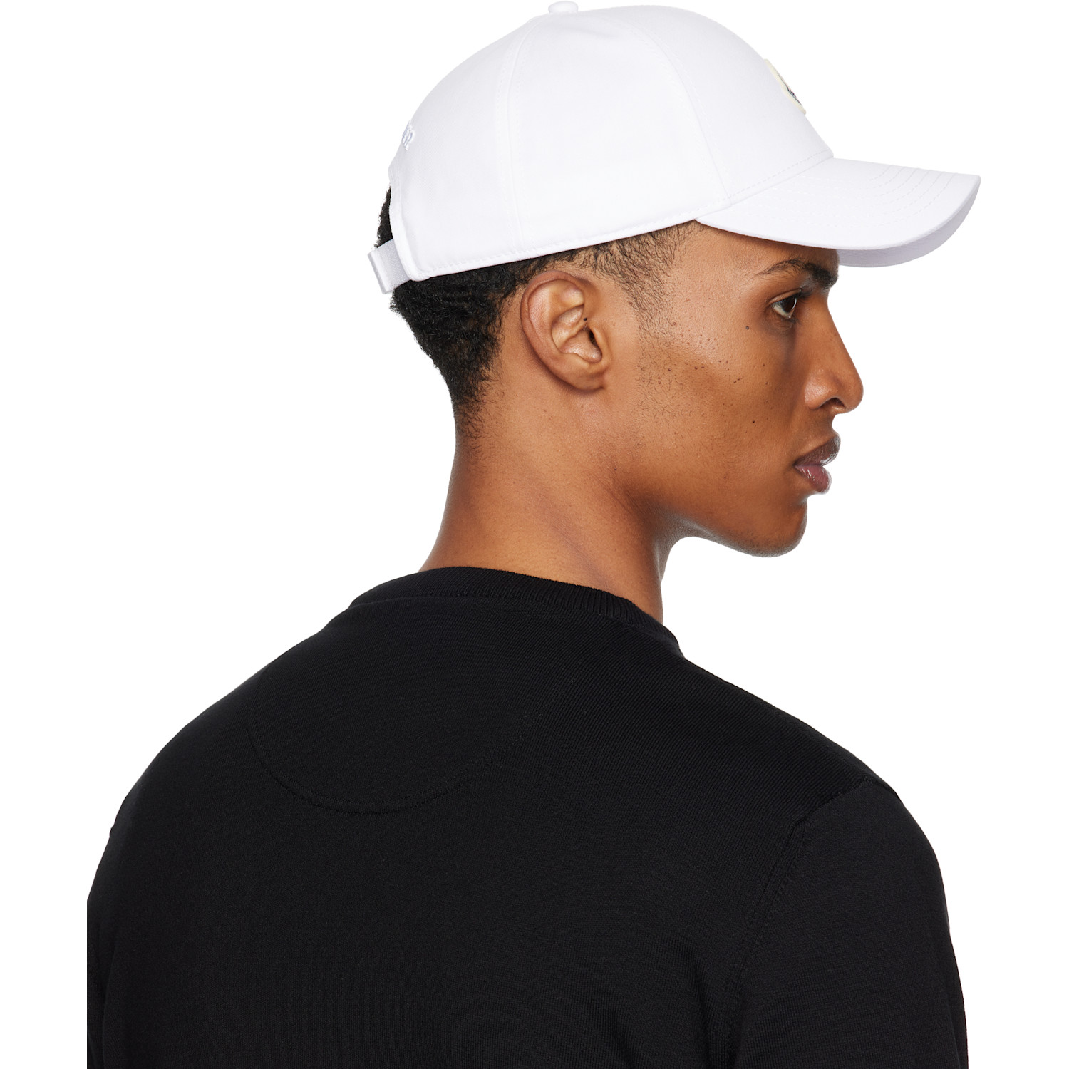  Moncler White Archivio Baseball Cap 