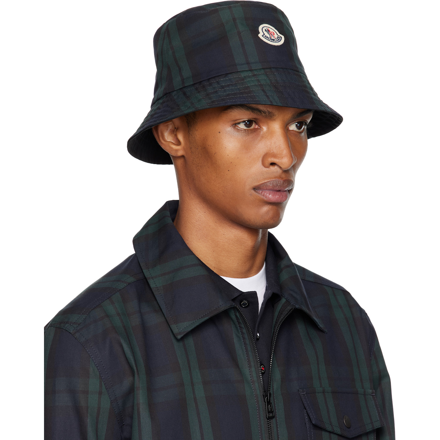  Moncler Navy & Black Reversible Bucket Hat 