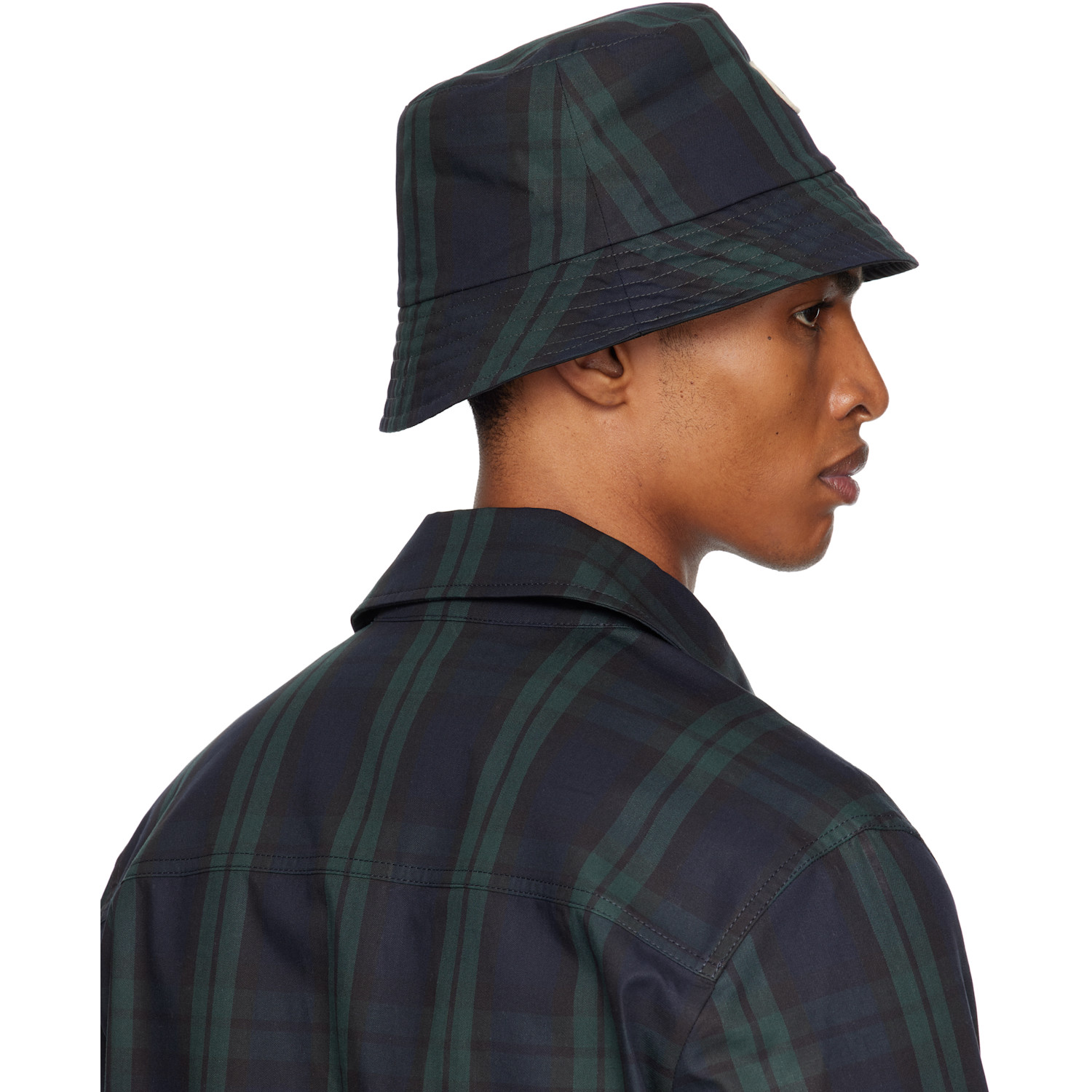  Moncler Navy & Black Reversible Bucket Hat 