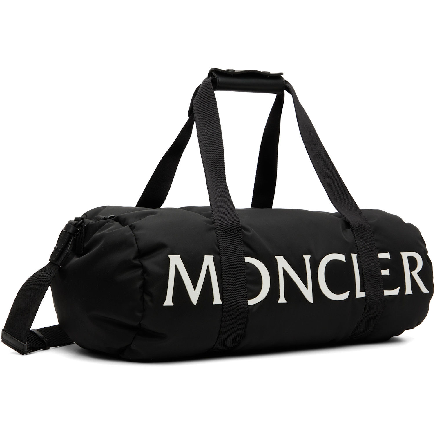  Moncler Black Duddle Gym Weekender Duffle Bag 
