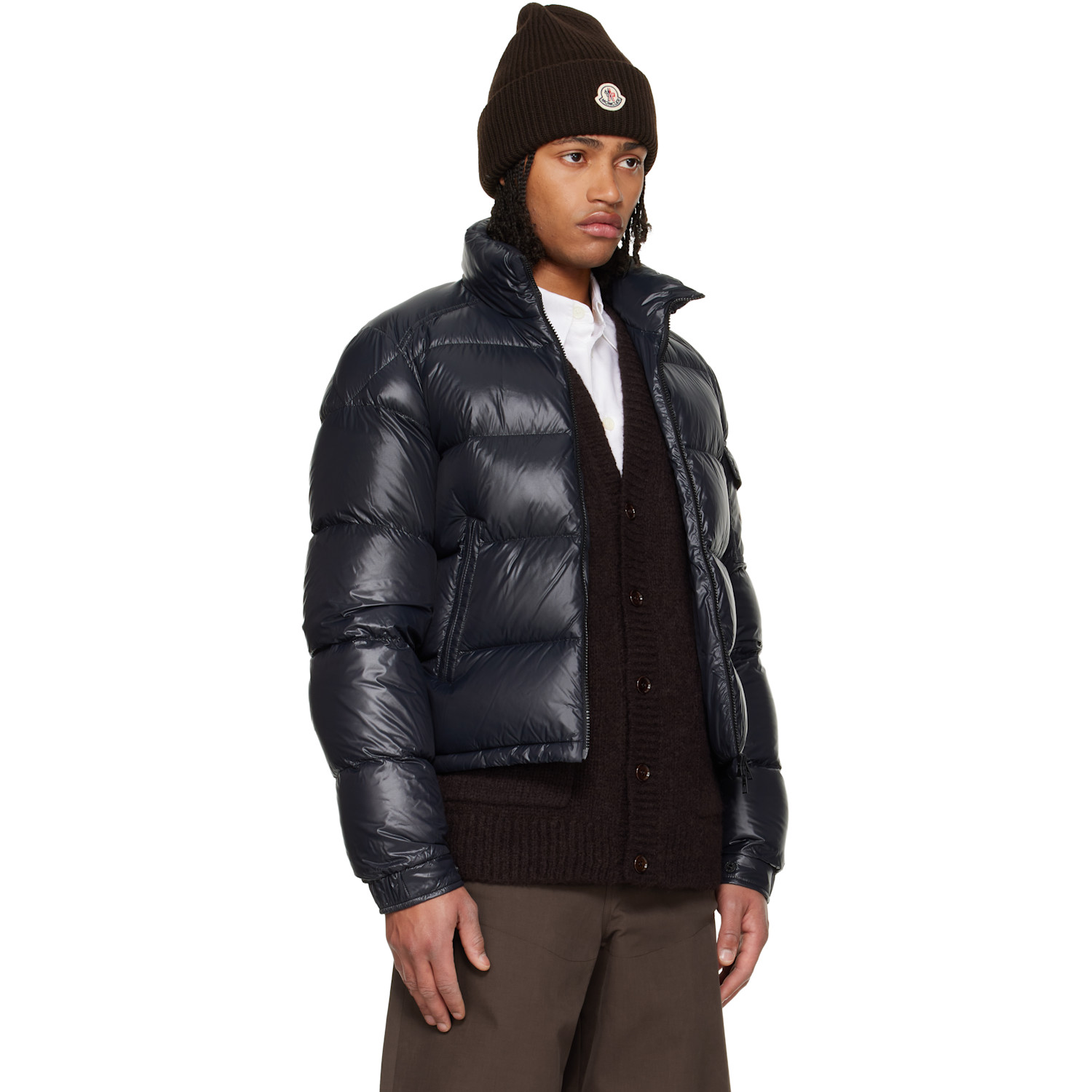  Moncler Black Levitha Short Down Jacket 