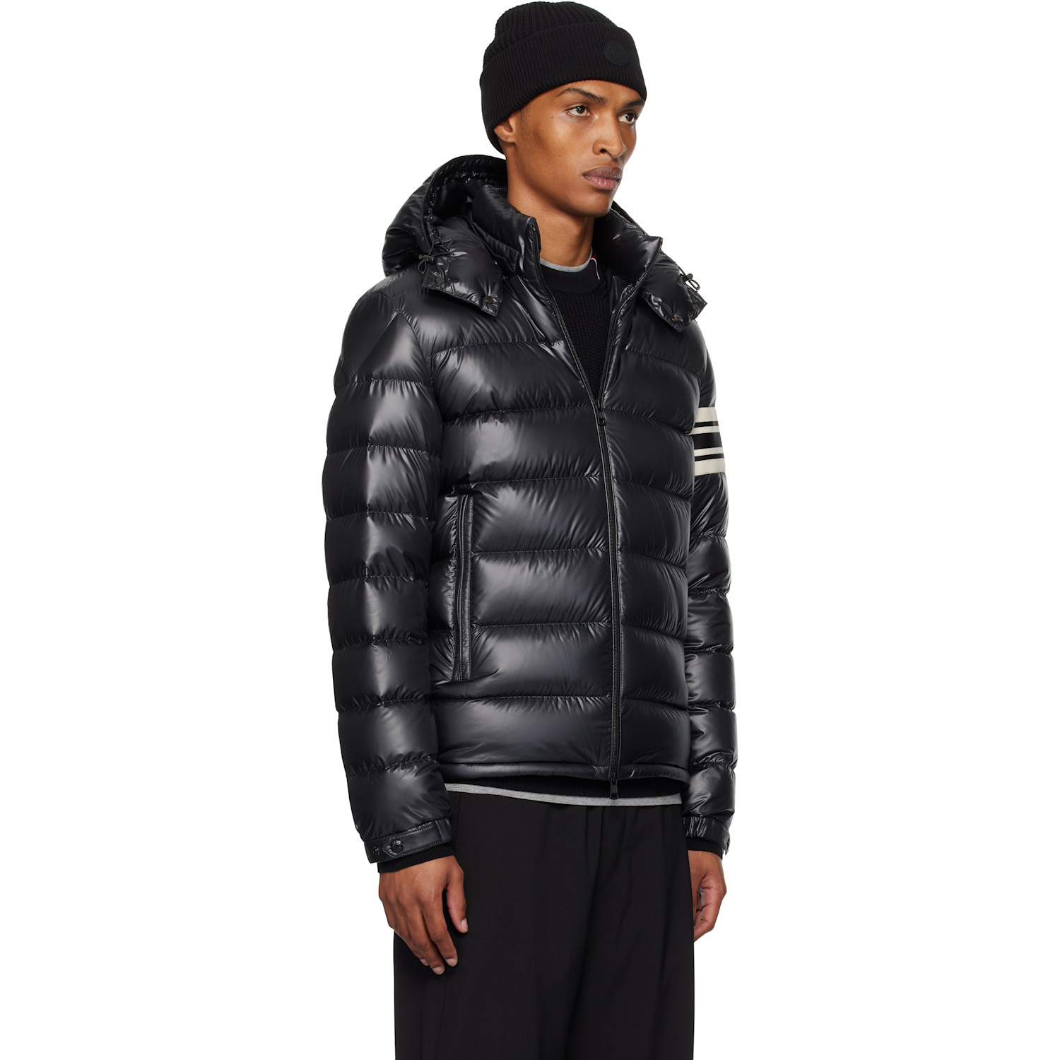  Moncler Black Landre Down Jacket 