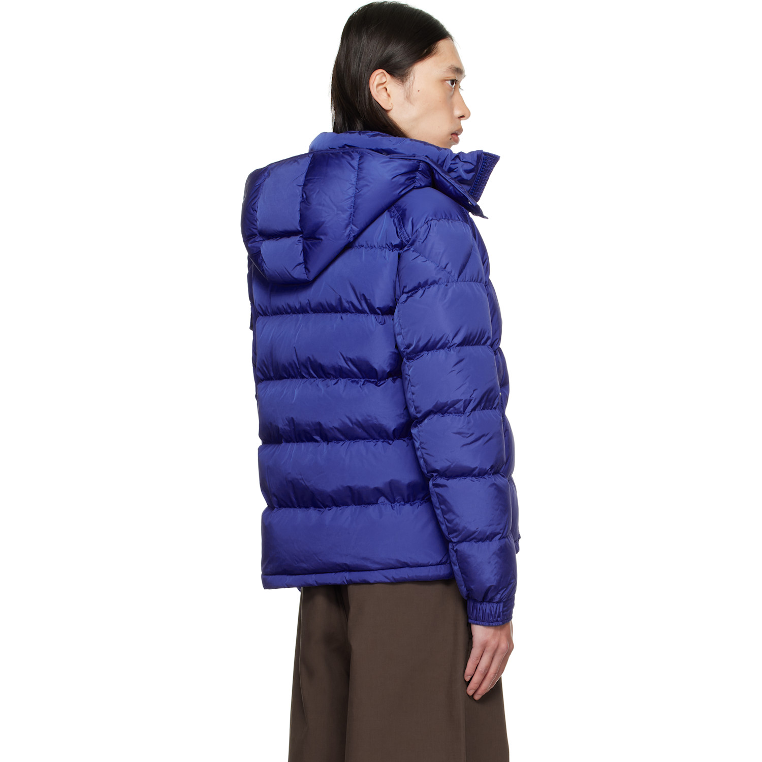  Moncler Blue Maya Short Down Jacket 