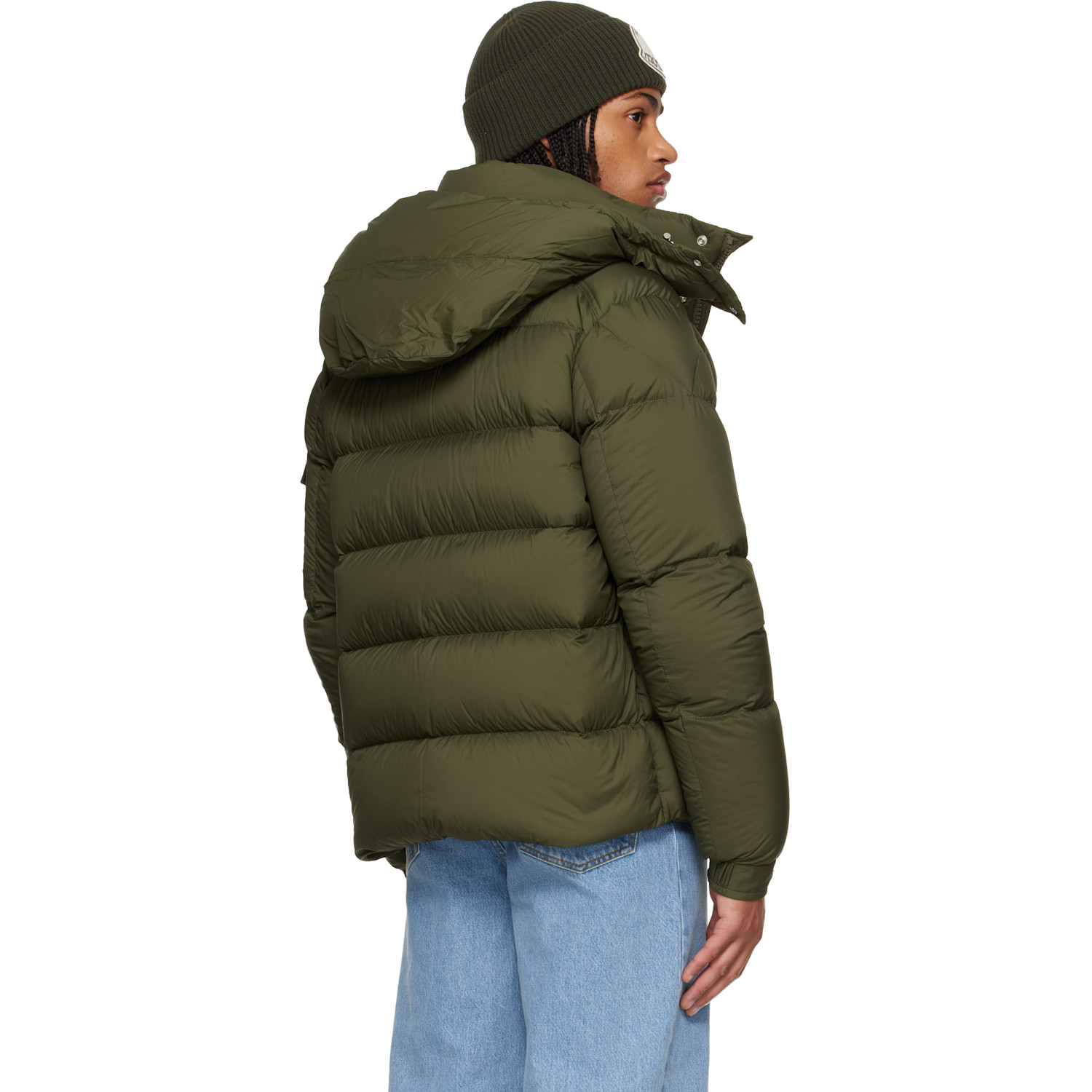  Moncler Green Maya 70 Hooded Short Down Jacket 