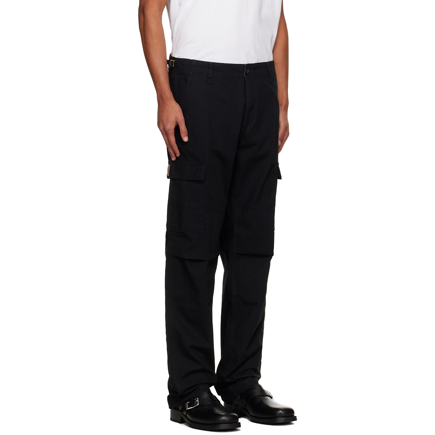  Carhartt Work In Progress Black Aviation Cargo Pants 