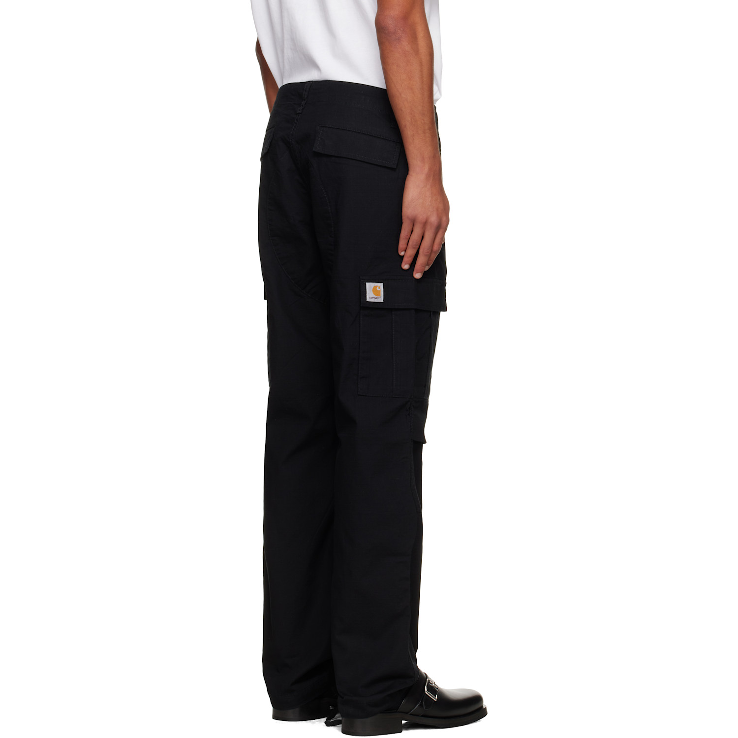  Carhartt Work In Progress Black Aviation Cargo Pants 