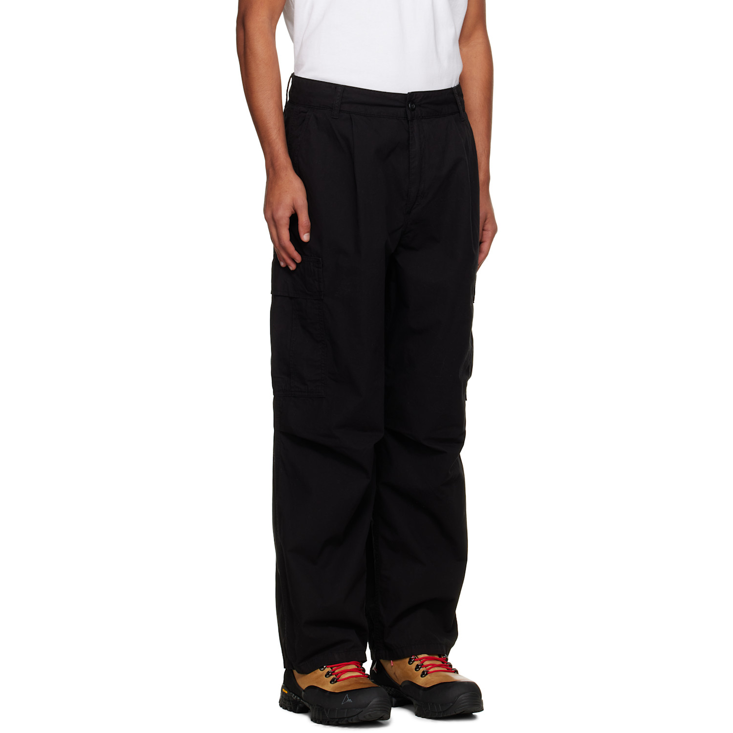  Carhartt Work In Progress Black Cole Cargo Pants 