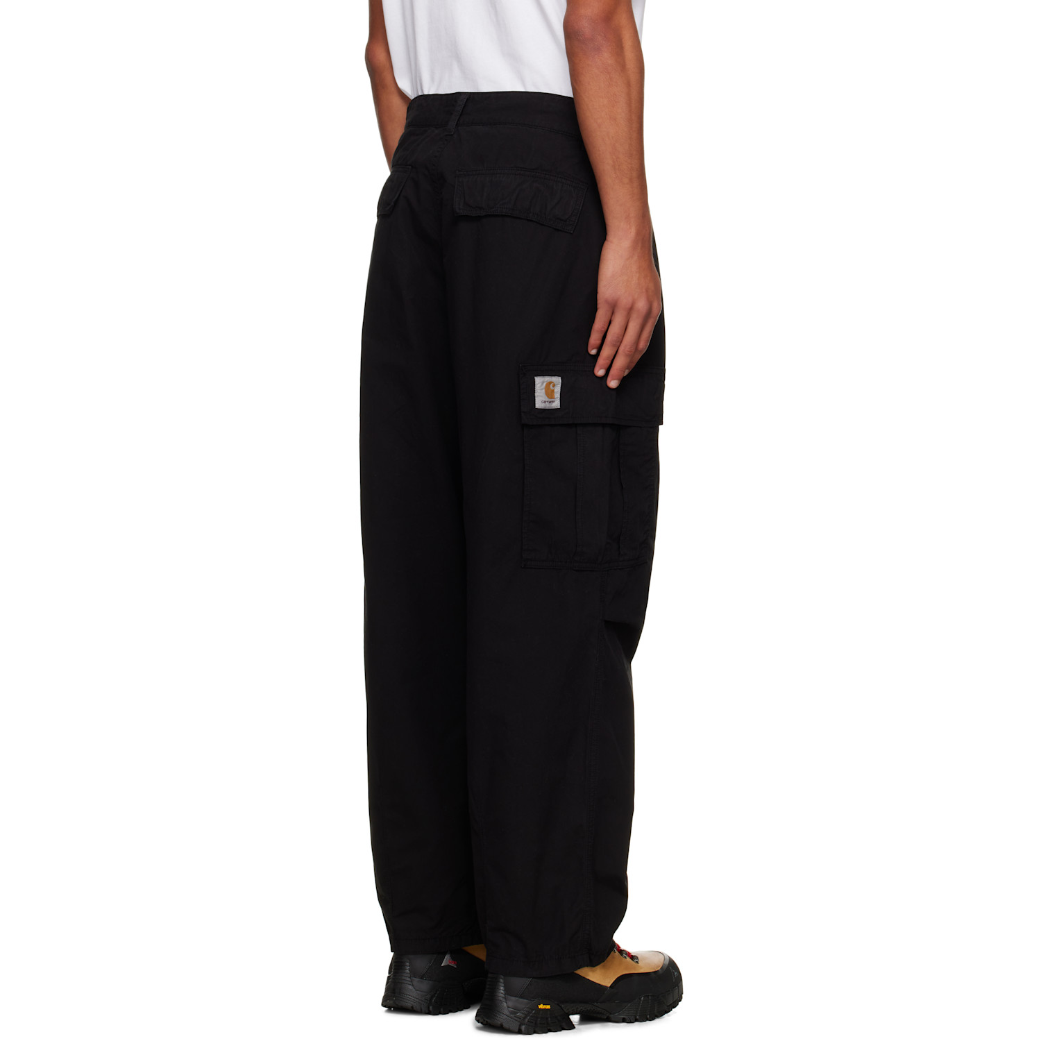  Carhartt Work In Progress Black Cole Cargo Pants 