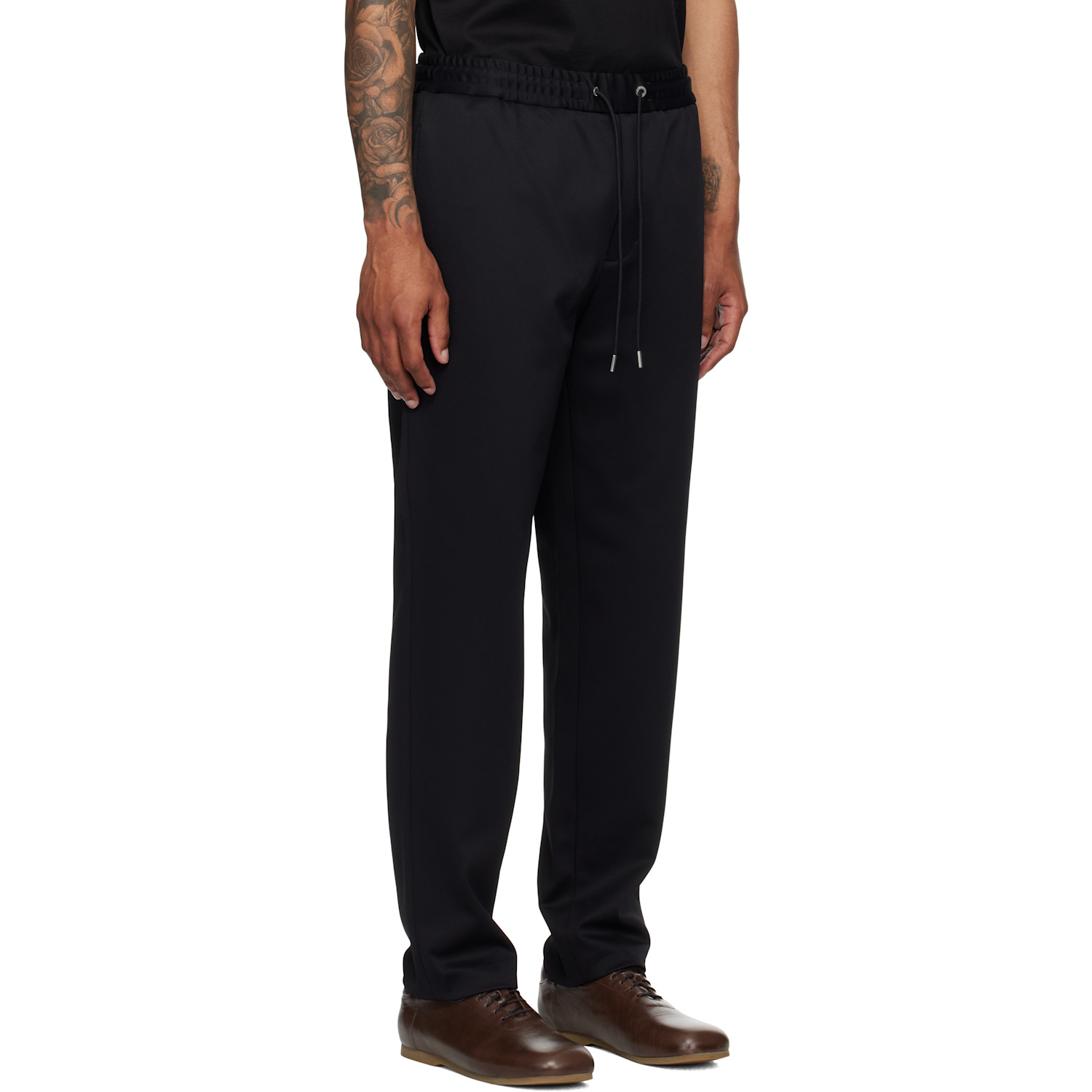  Moncler Black Logo Jogging Trousers 