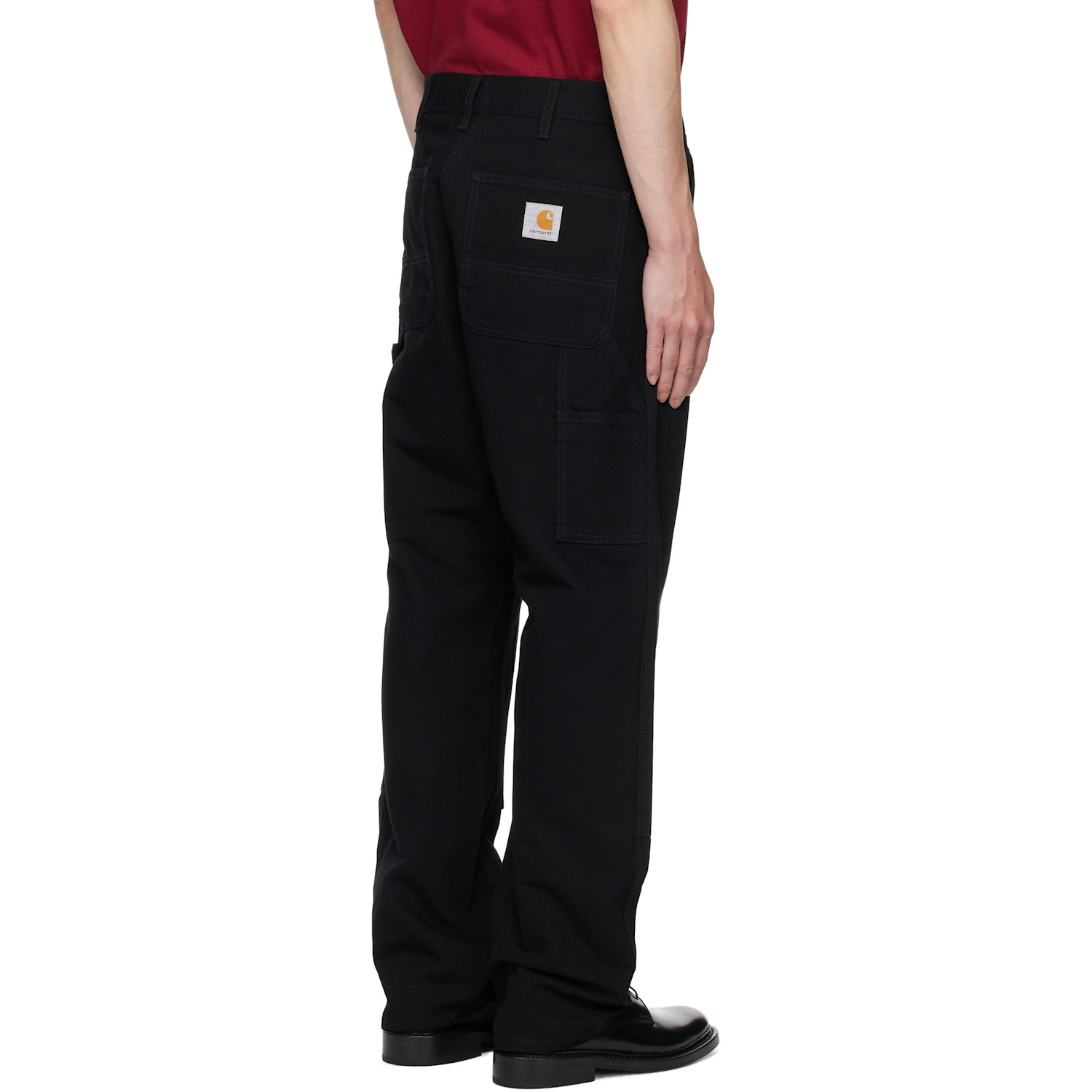  Carhartt Work In Progress Black Double Knee Trousers 