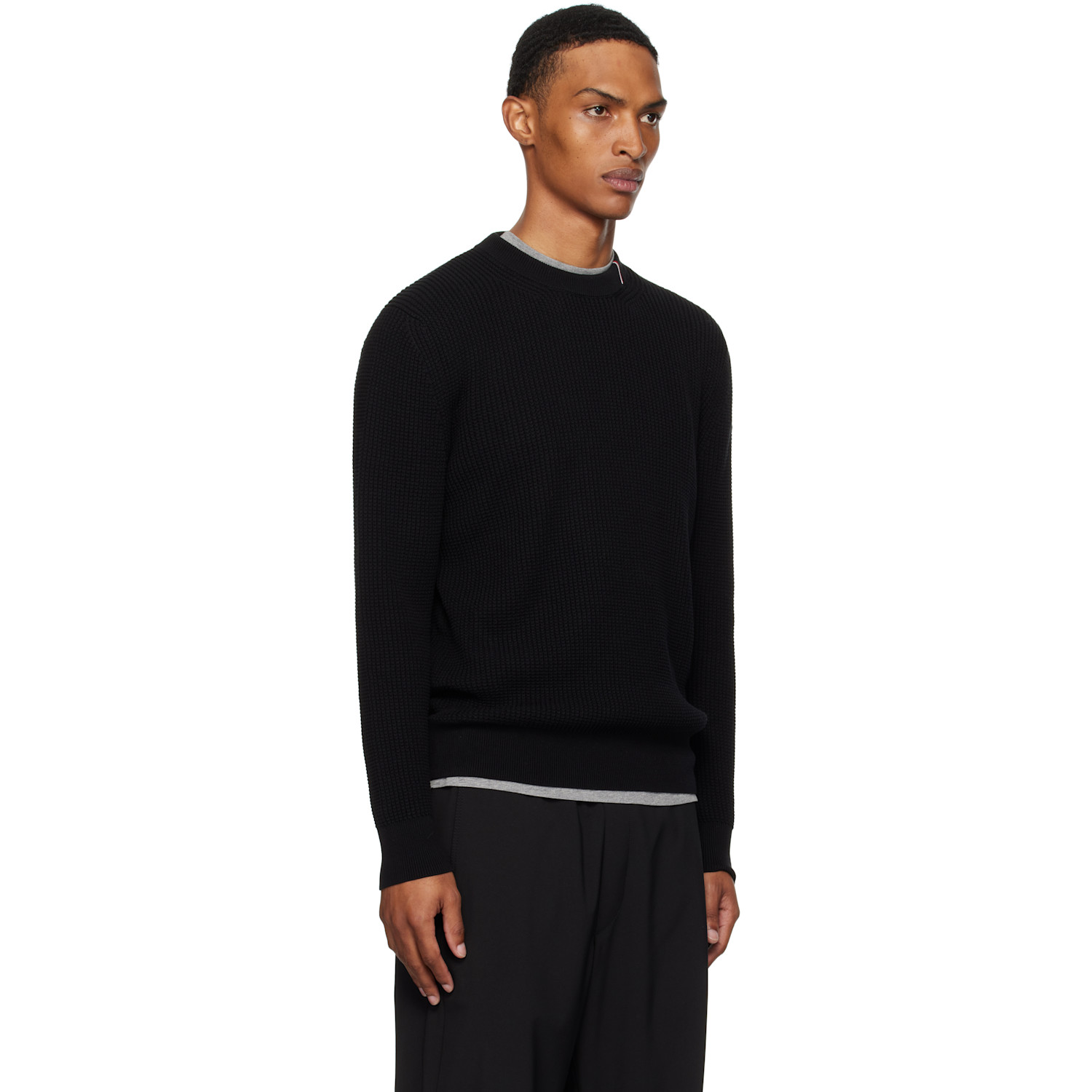 Moncler Black Crew Neck Sweater 