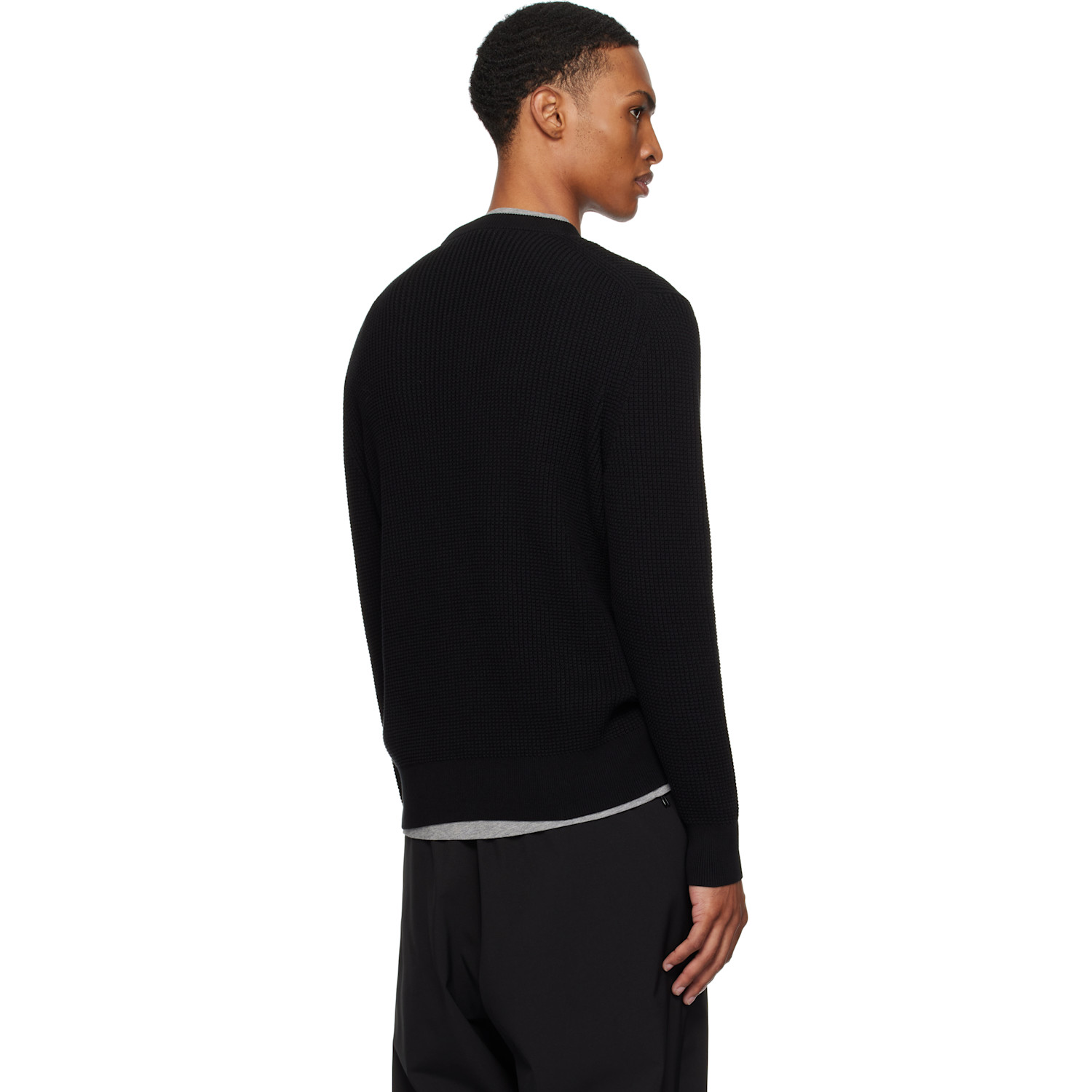  Moncler Black Crew Neck Sweater 