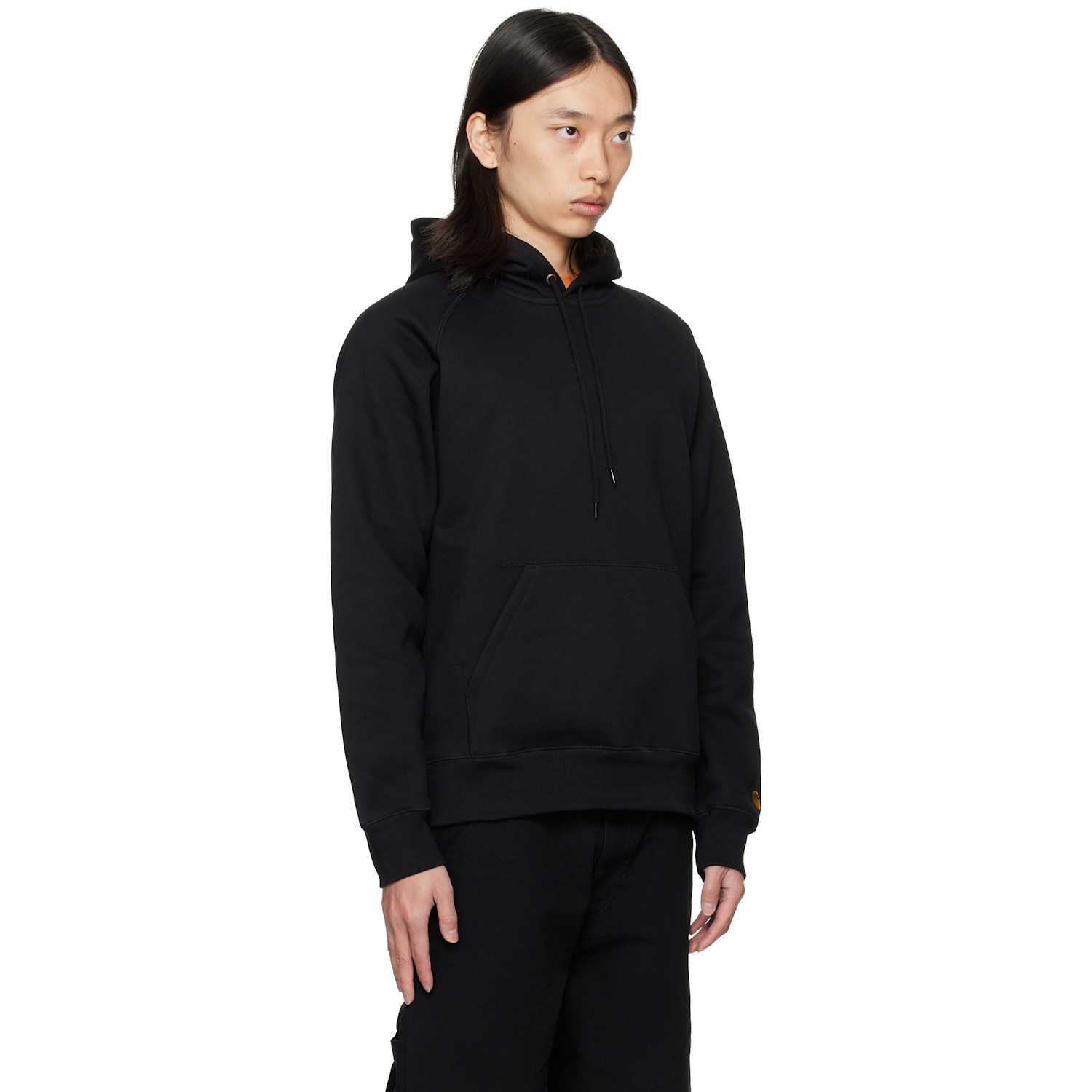  Carhartt Work In Progress Black Chase Hoodie 