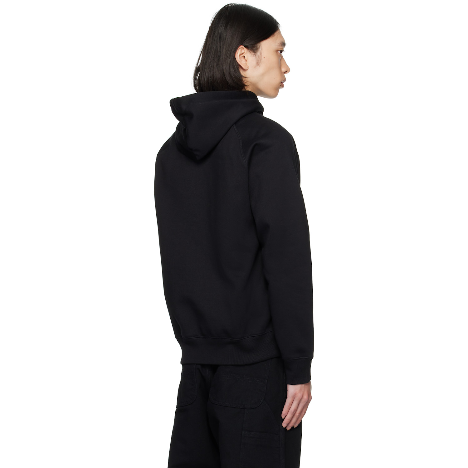  Carhartt Work In Progress Black Chase Hoodie 