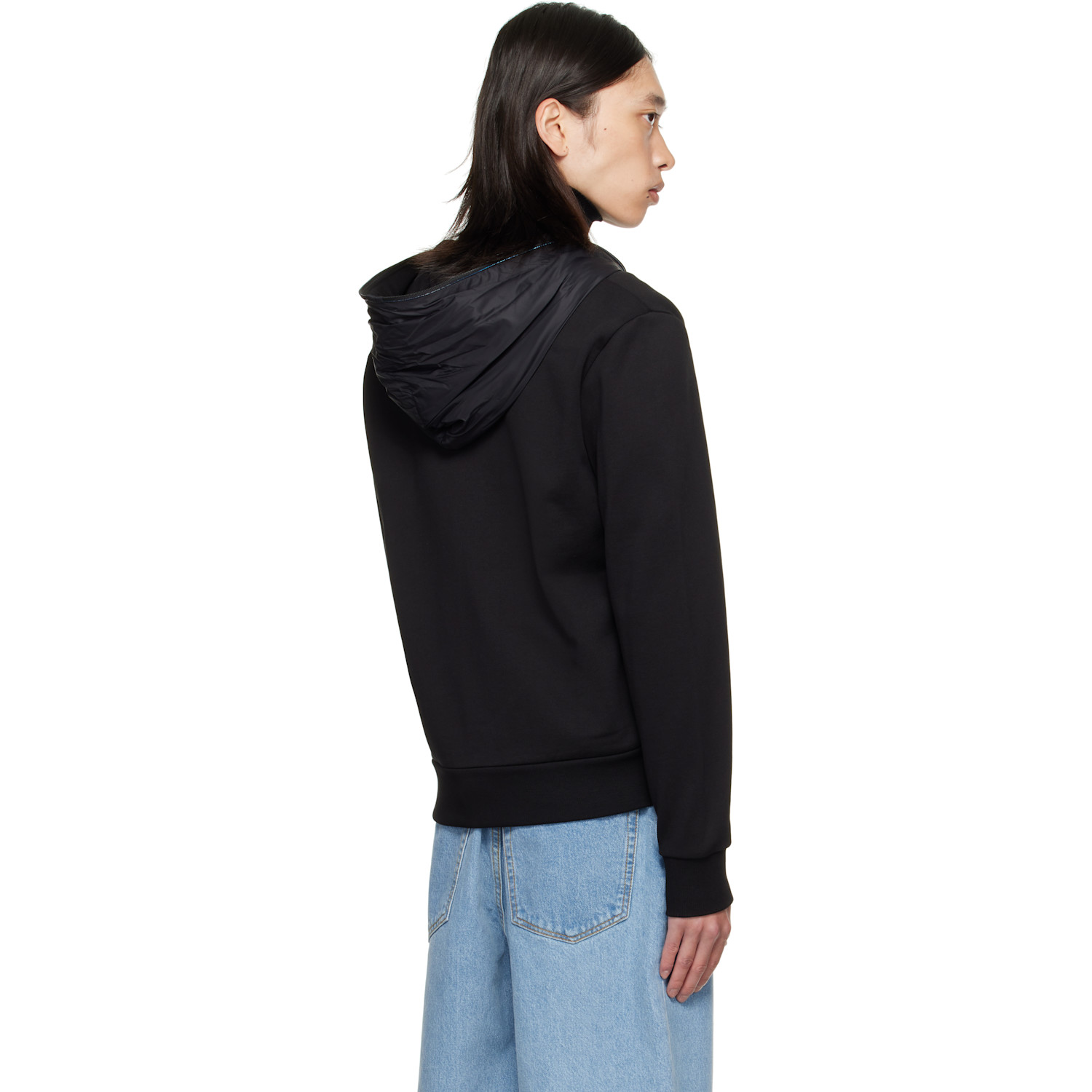  Moncler Black Zip Up Cardigan Jacket 