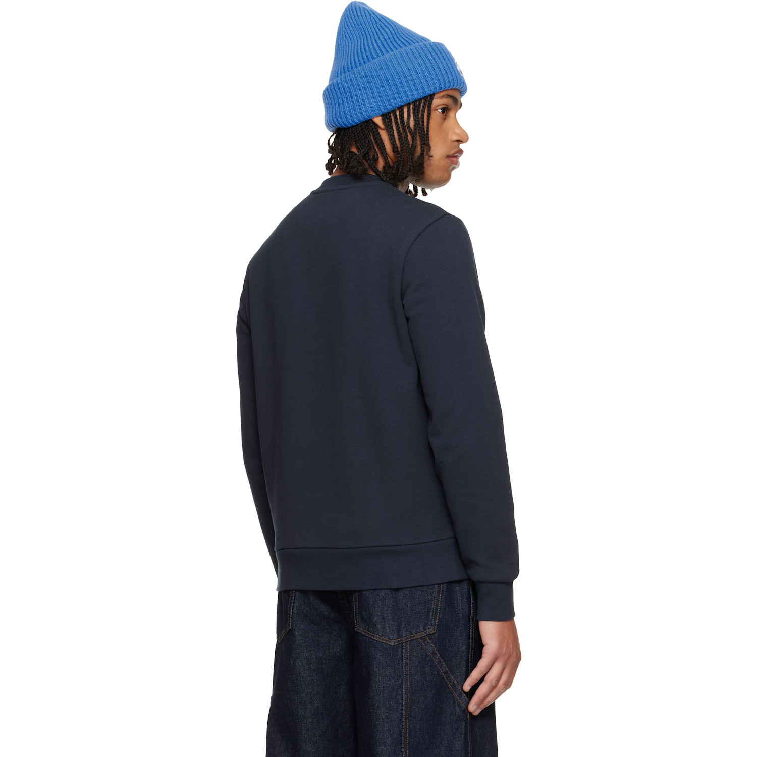  Moncler Navy Archivo Creativo Sweatshirt 