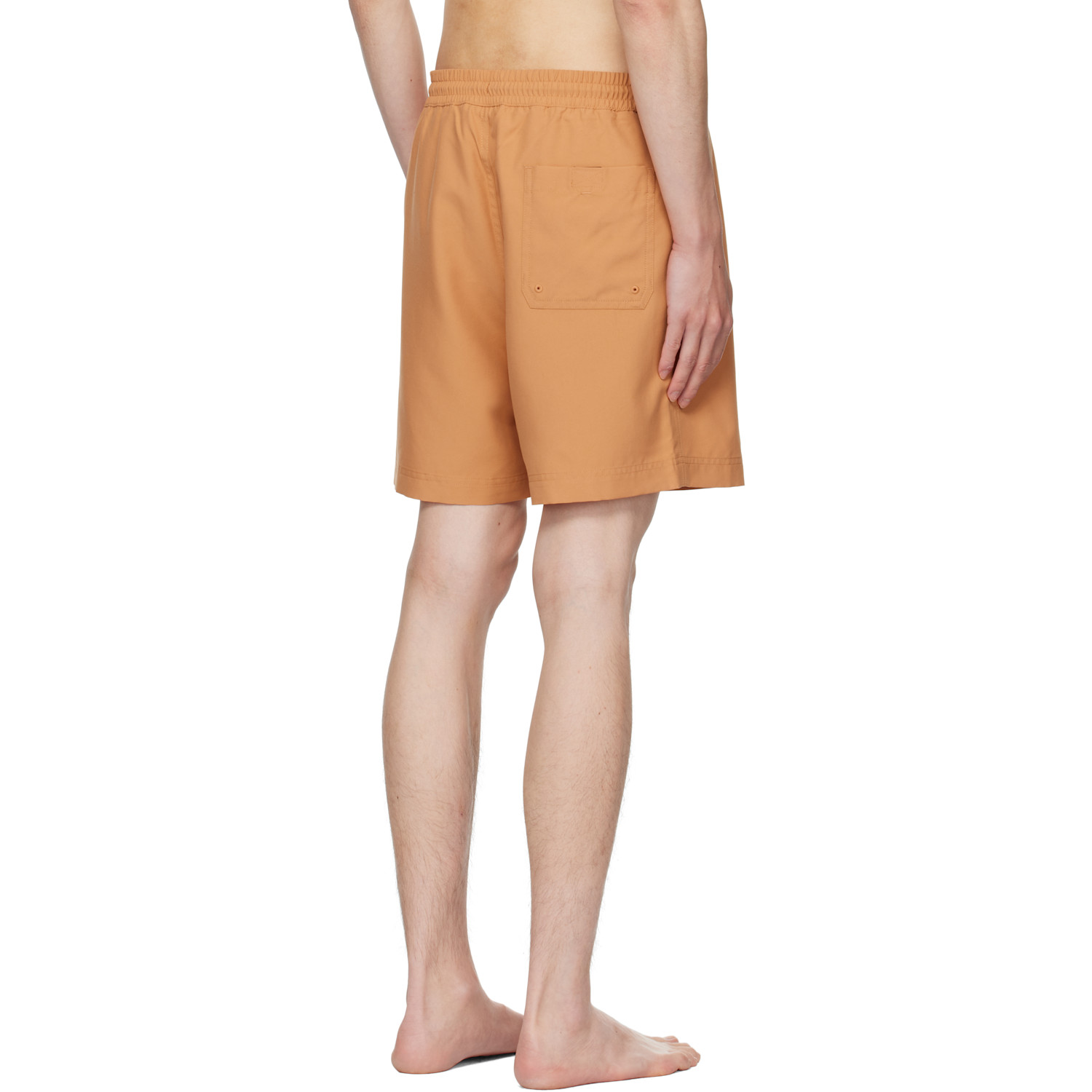  Carhartt Work In Progress Orange Chase Swim Shorts 