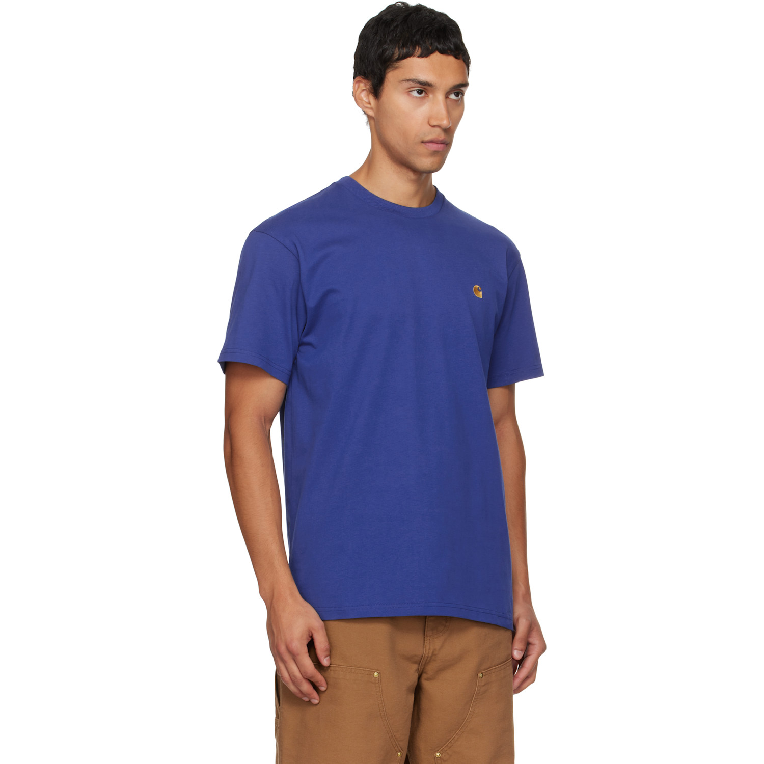  Carhartt Work In Progress Blue Chase T-shirt 