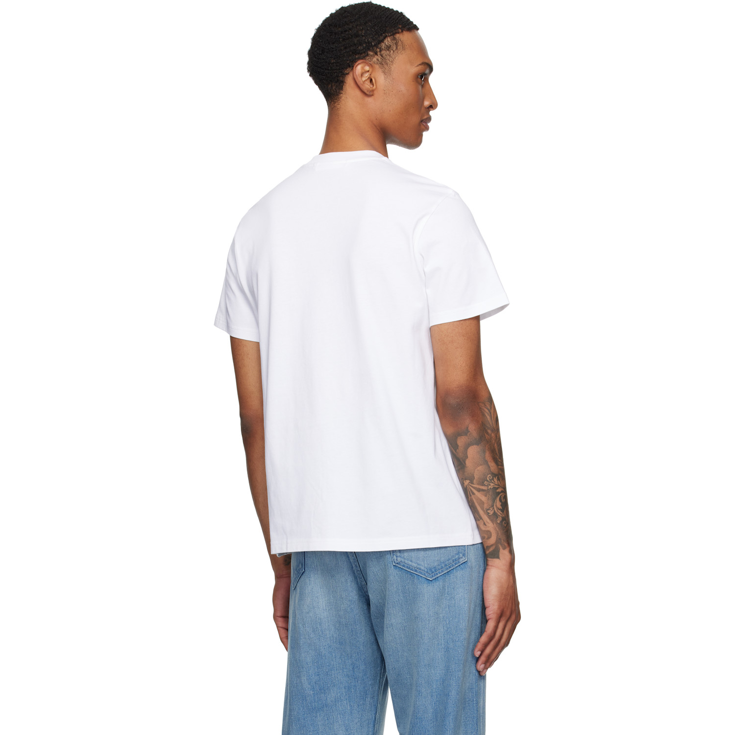  Moncler White Logo Cotton T-shirt 