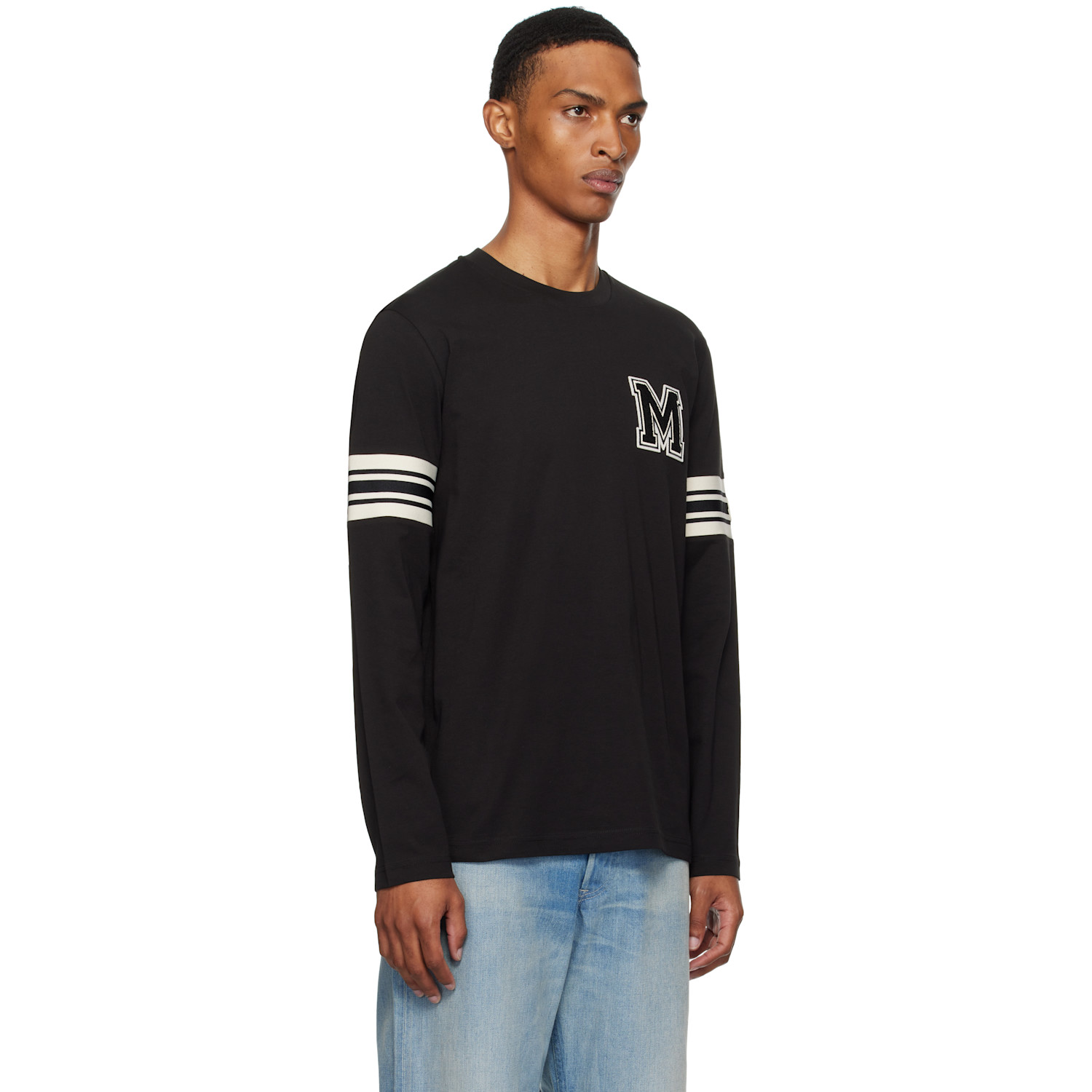  Moncler Black Archivio Ls T-shirt 