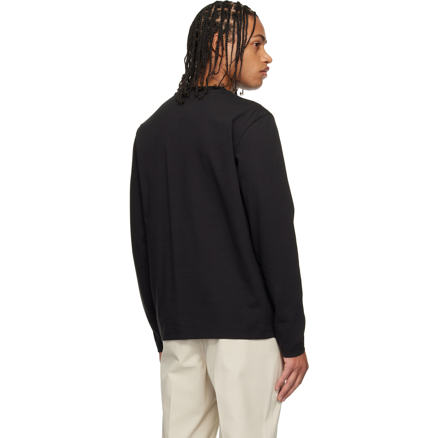  Moncler Black Long Sleeve T-shirt 